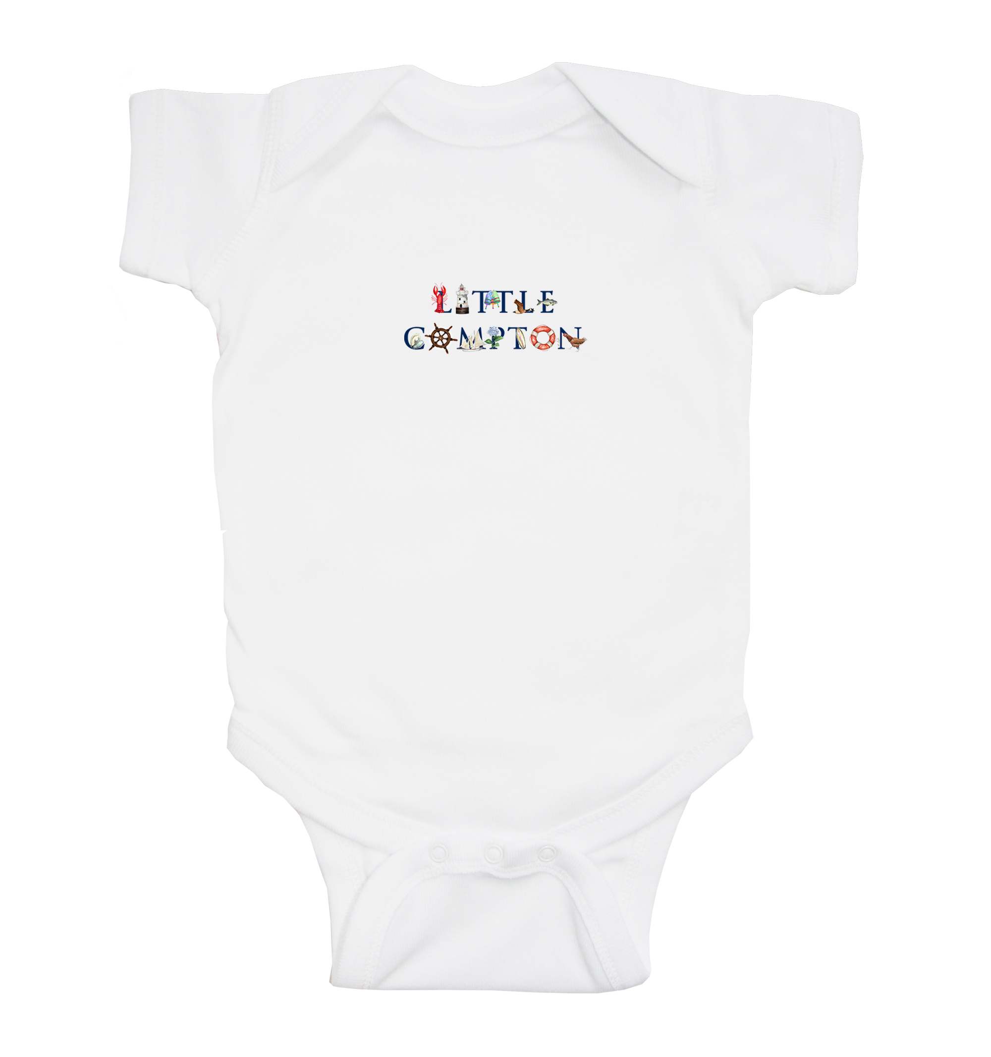 little compton 2026 baby snap up short sleeve