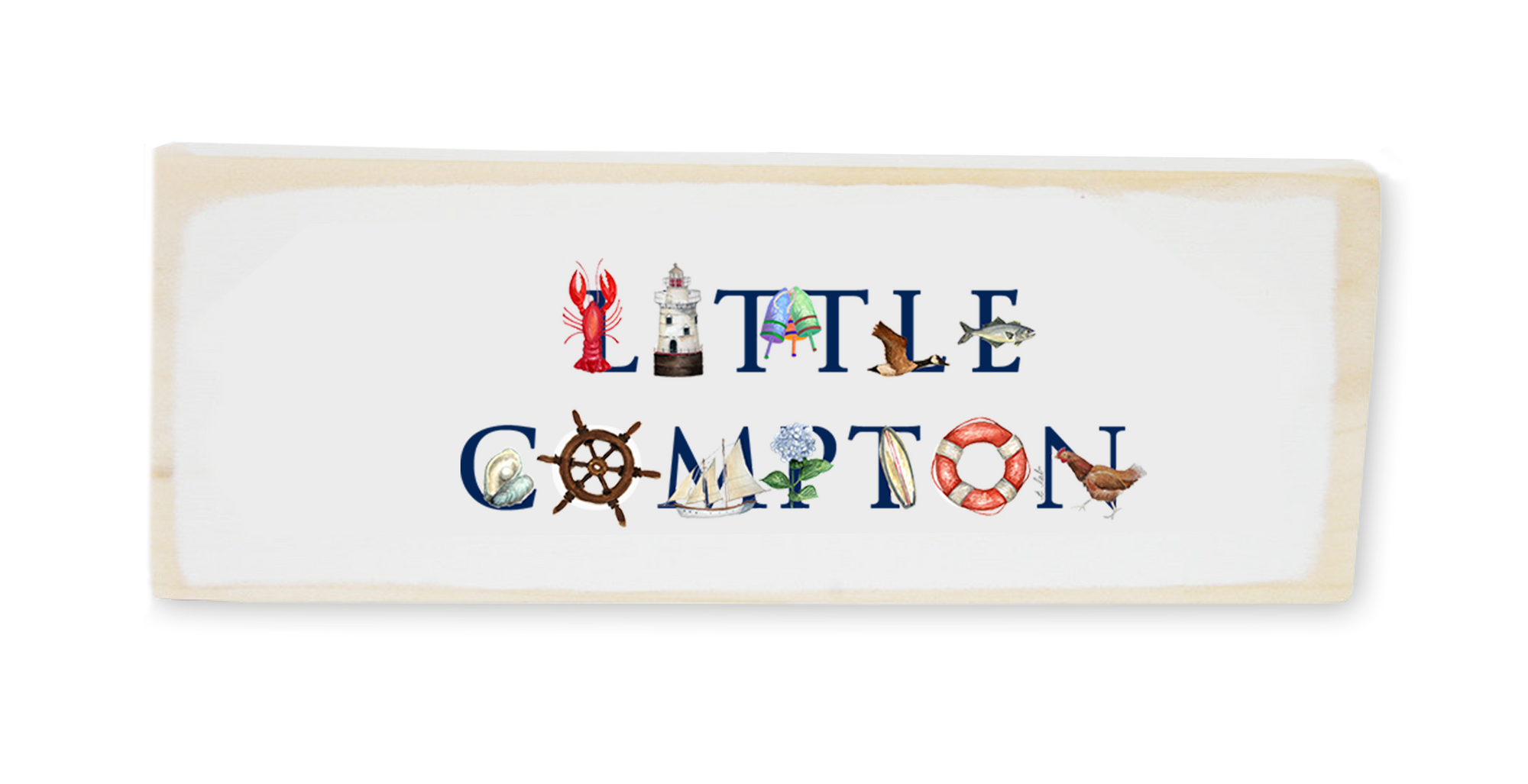 little compton 2026 wood block rectangle