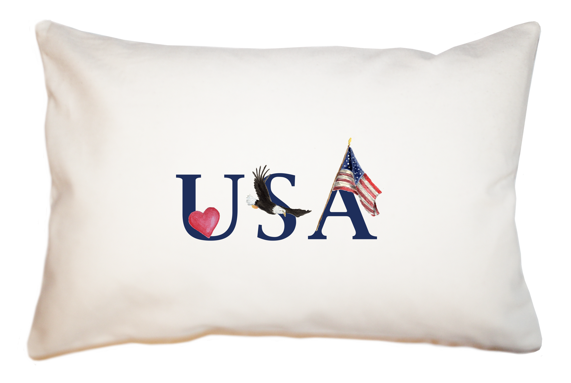 usa large rectangle pillow