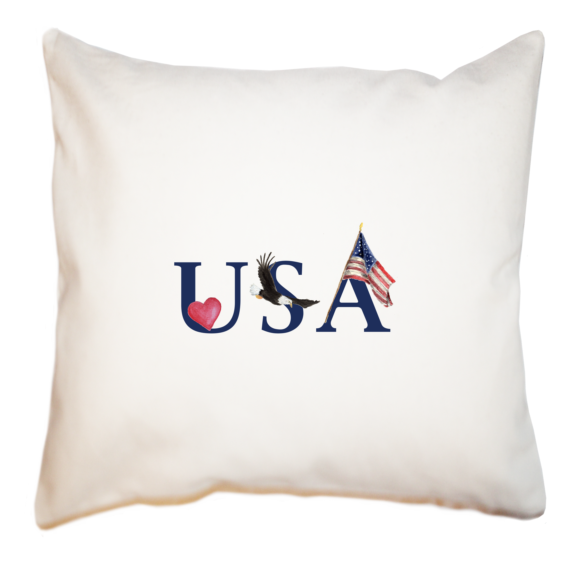 usa square pillow