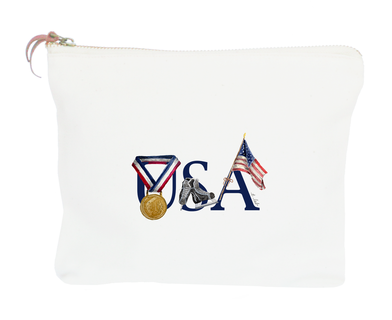 2026 Hockey Gold! zipper pouch
