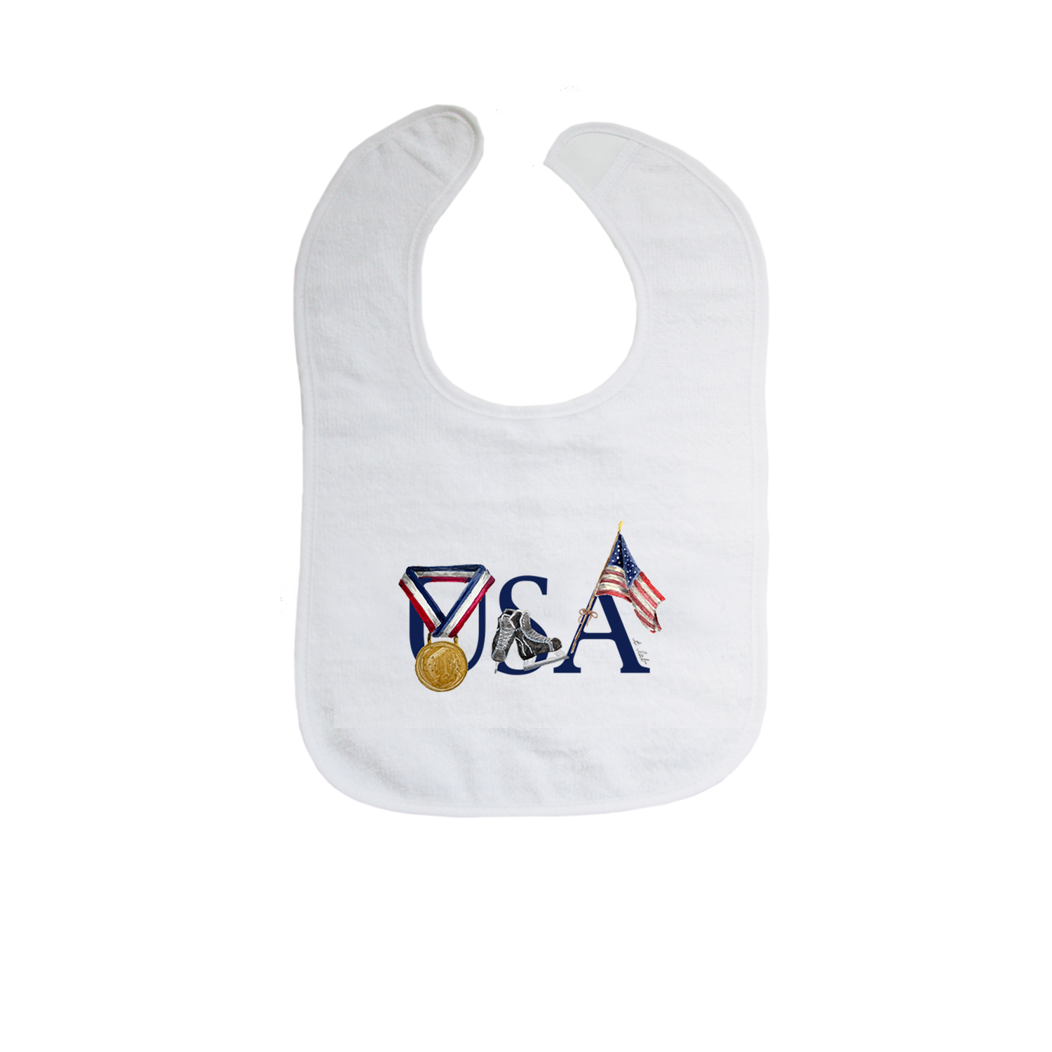 usa hockey gold bib