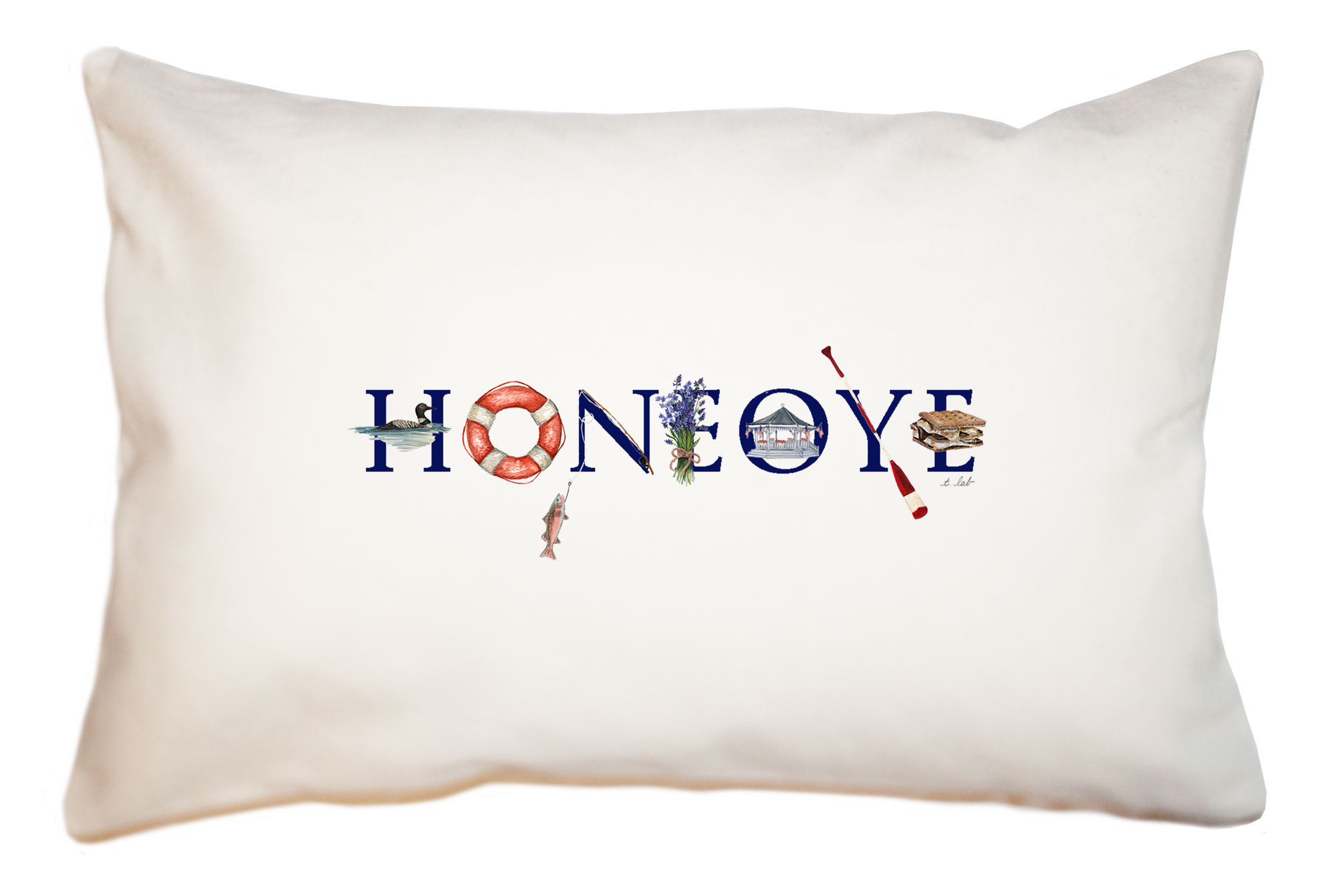 honeoye large rectangle pillow