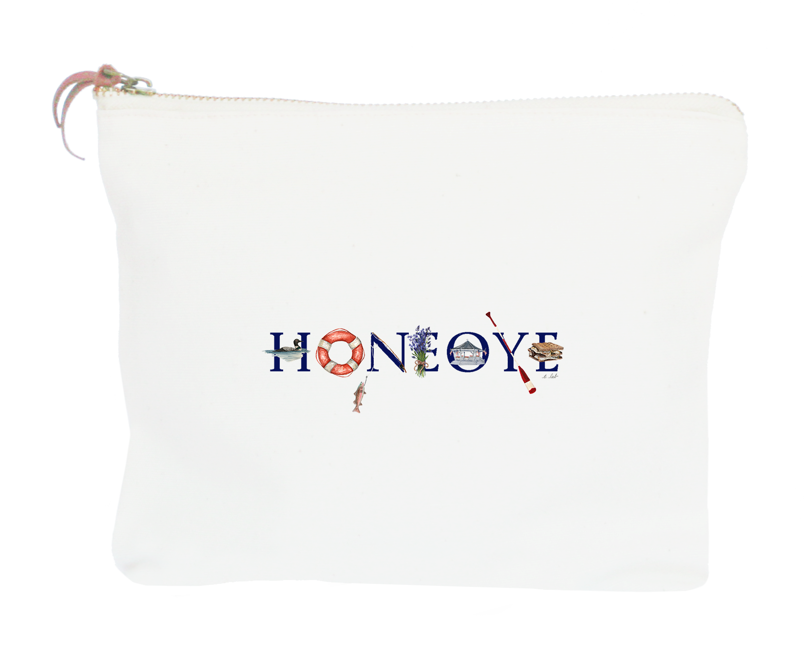 honeoye zipper pouch