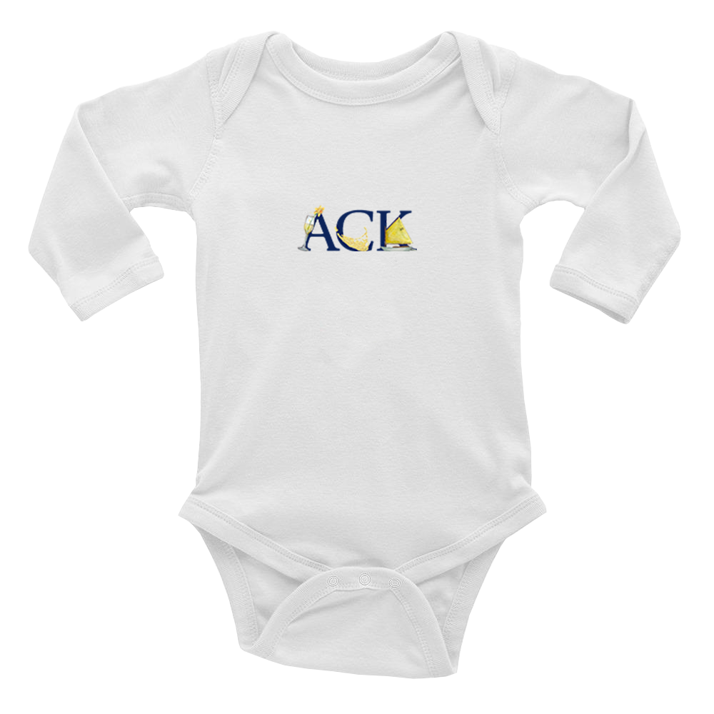 ack daffodil baby snap up long sleeve