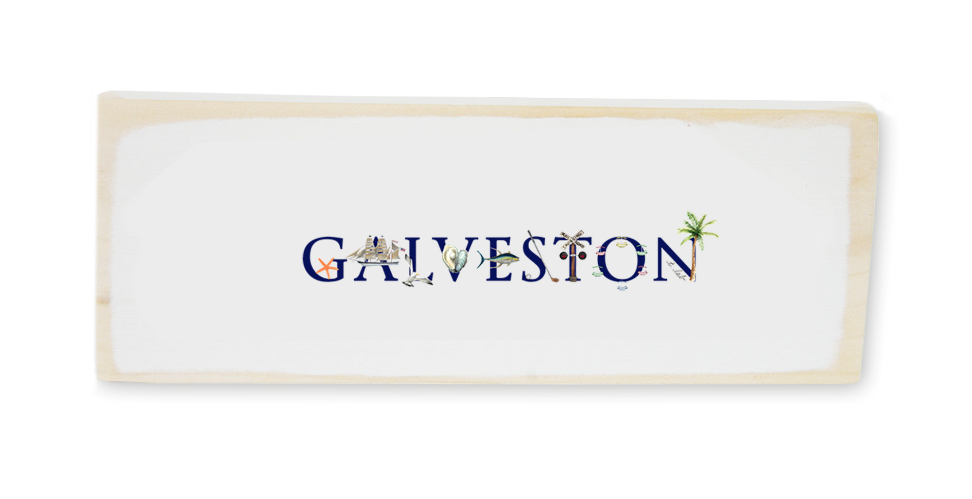 galveston wood block rectangle