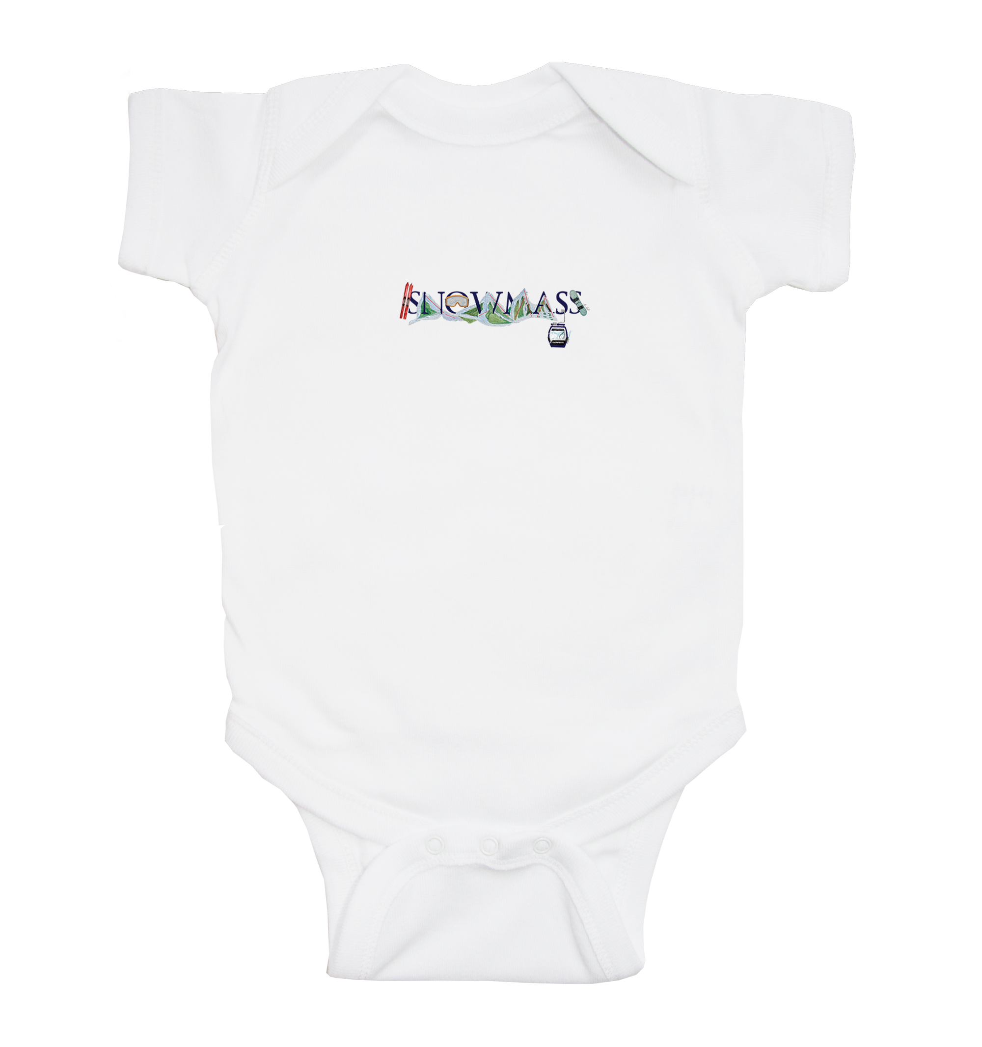 snowmass baby snap up short sleeve