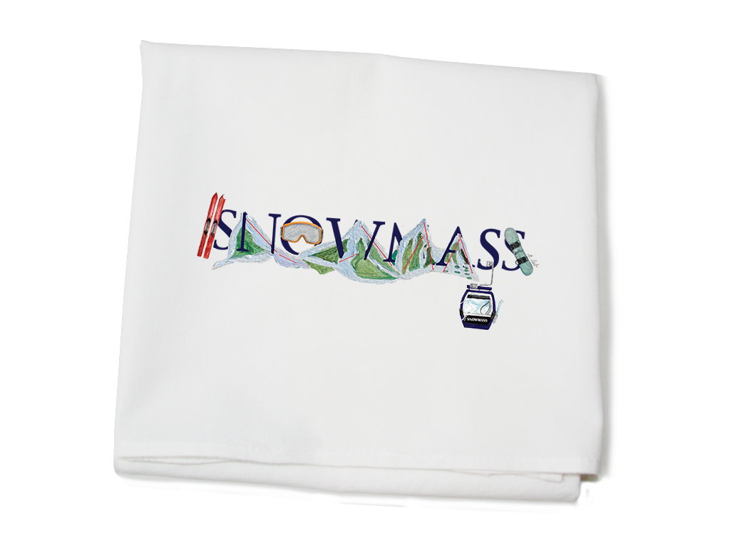snowmass flour sack towel