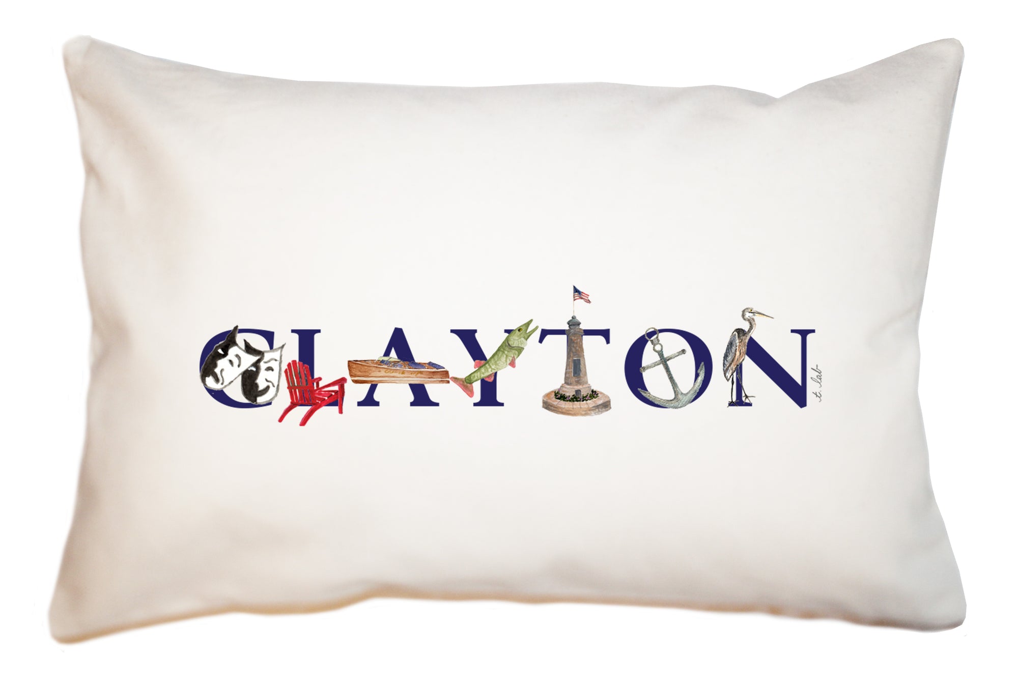 clayton large rectangle pillow