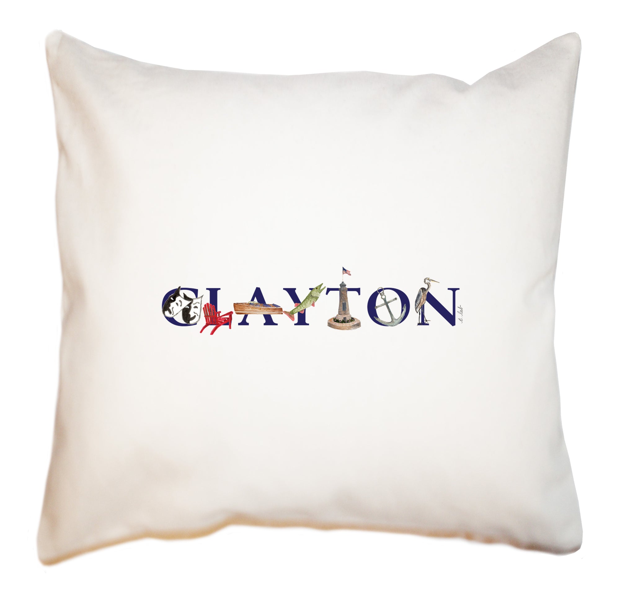 clayton square pillow