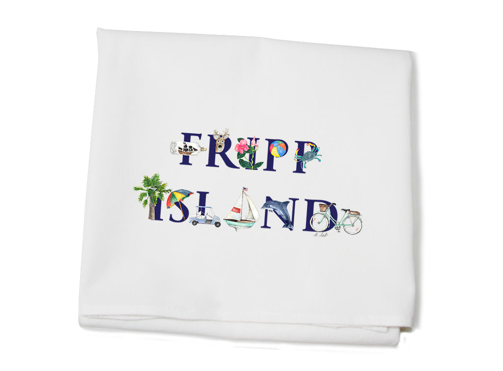 fripp island flour sack towel