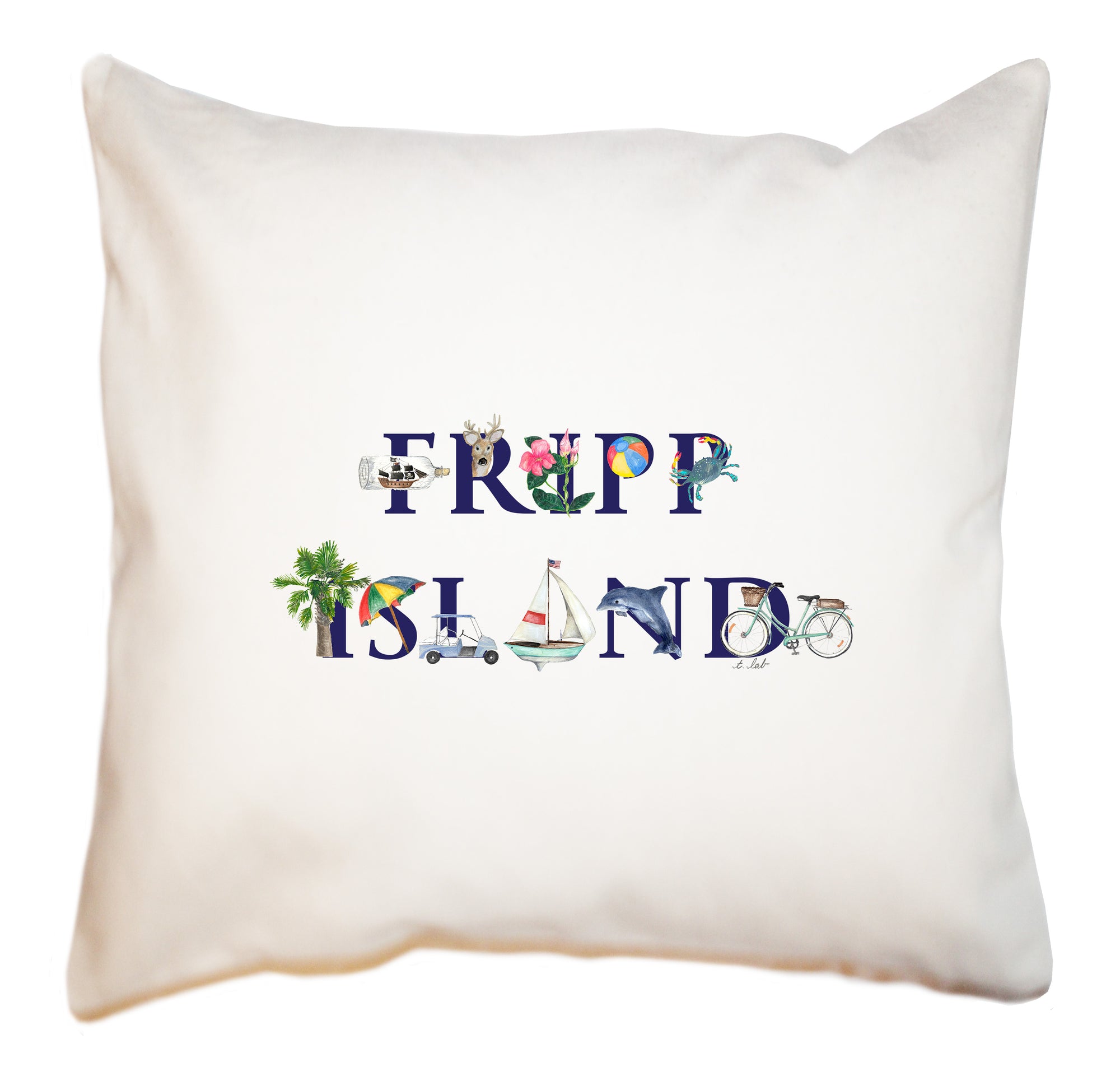 fripp island square pillow