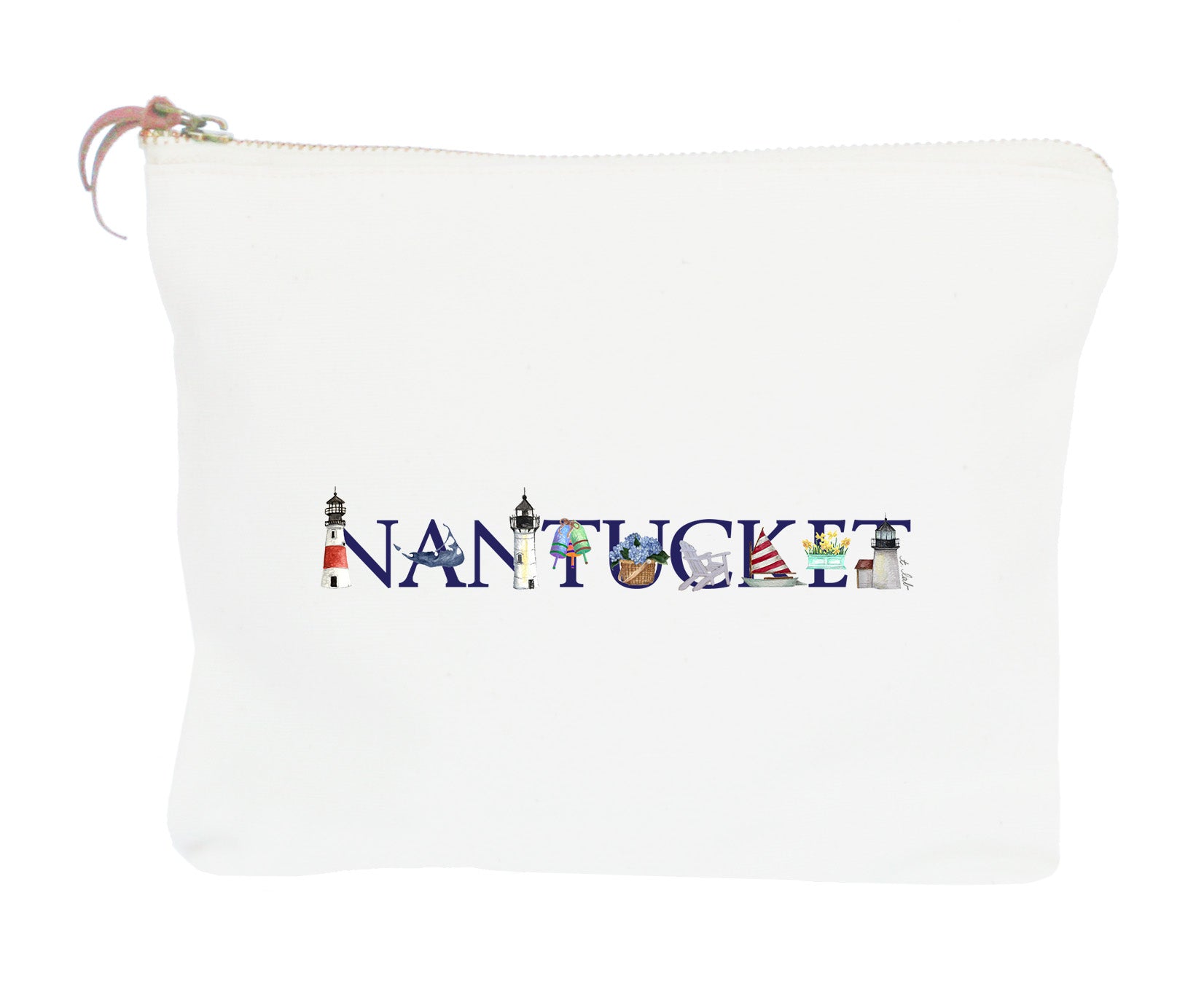 nantucket illu-stated 2026 zipper pouch