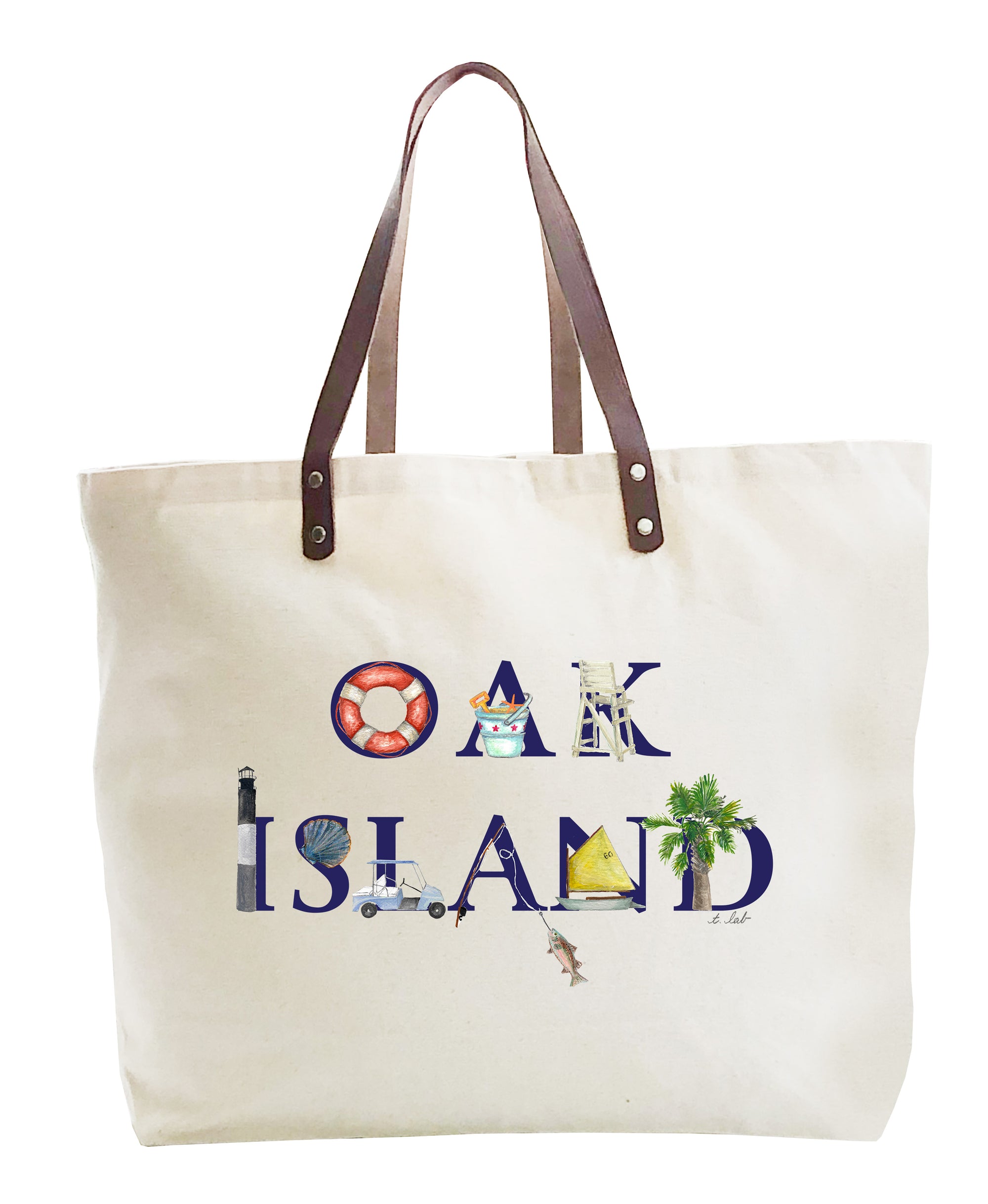 oak island large tote
