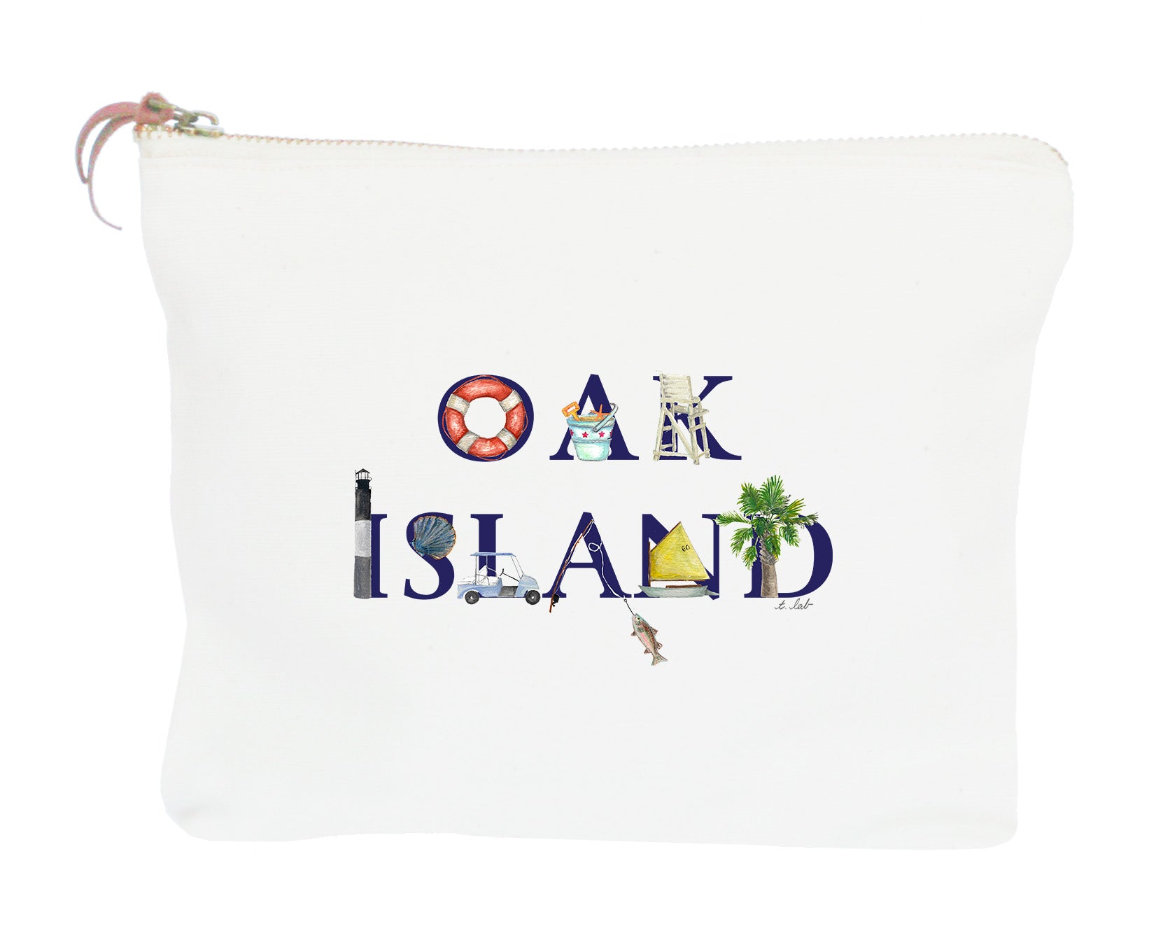 oak island zipper pouch