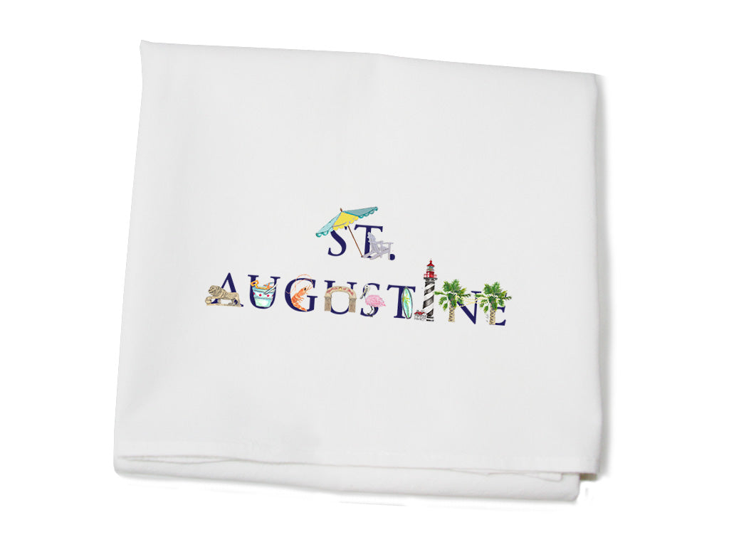 st. augustine flour sack towel