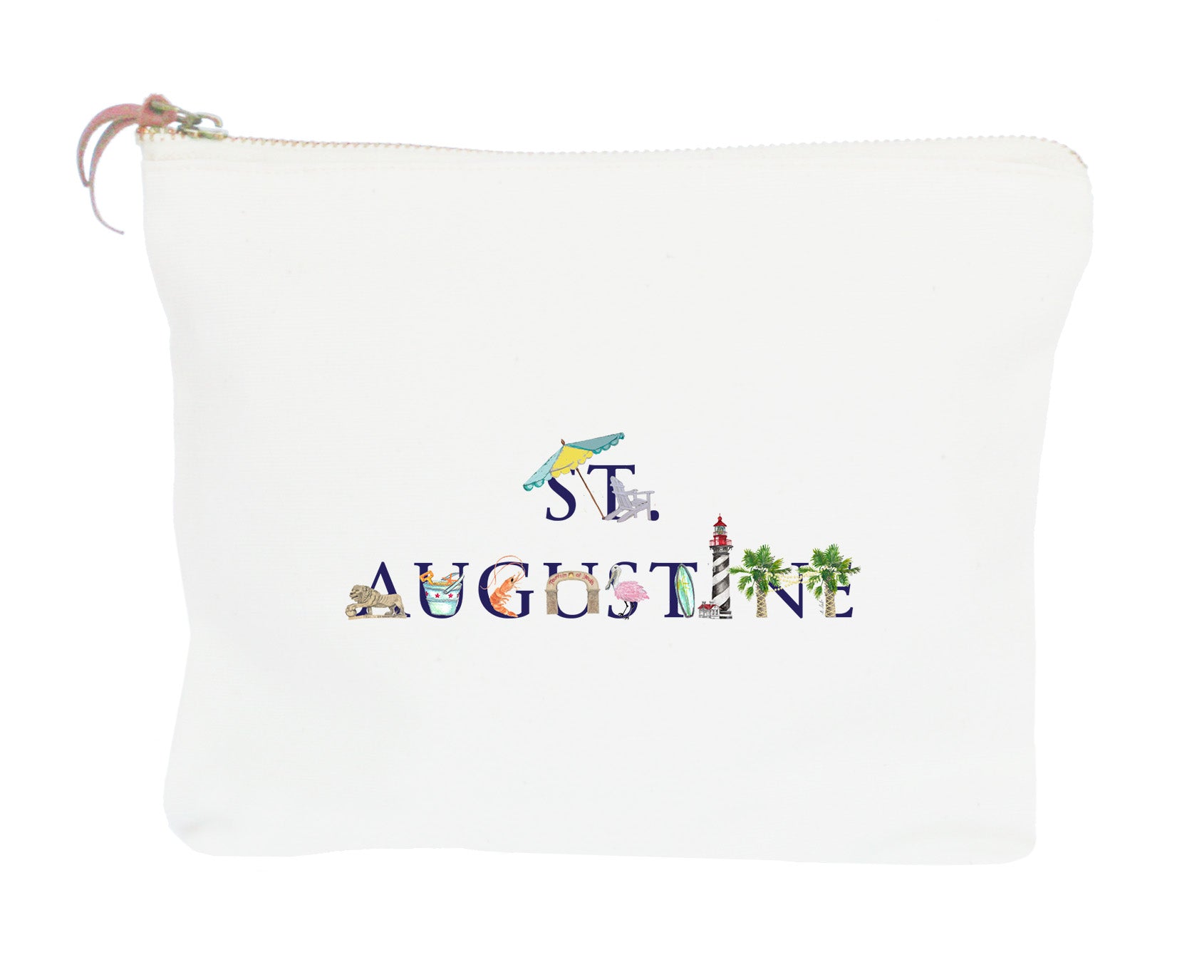 st. augustine zipper pouch