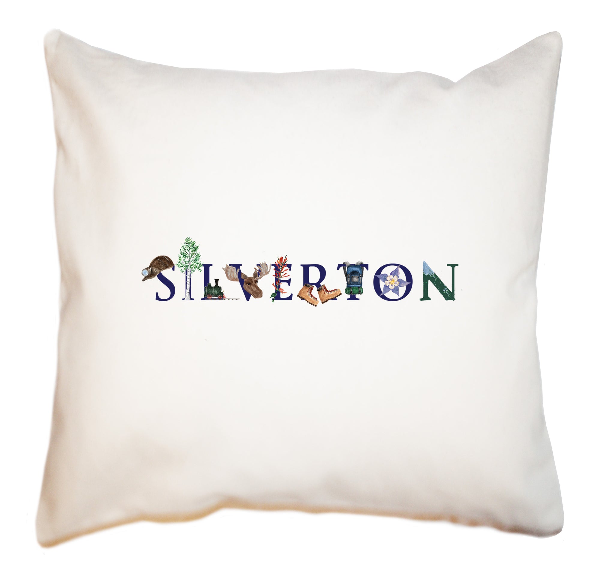 silverton, co square pillow