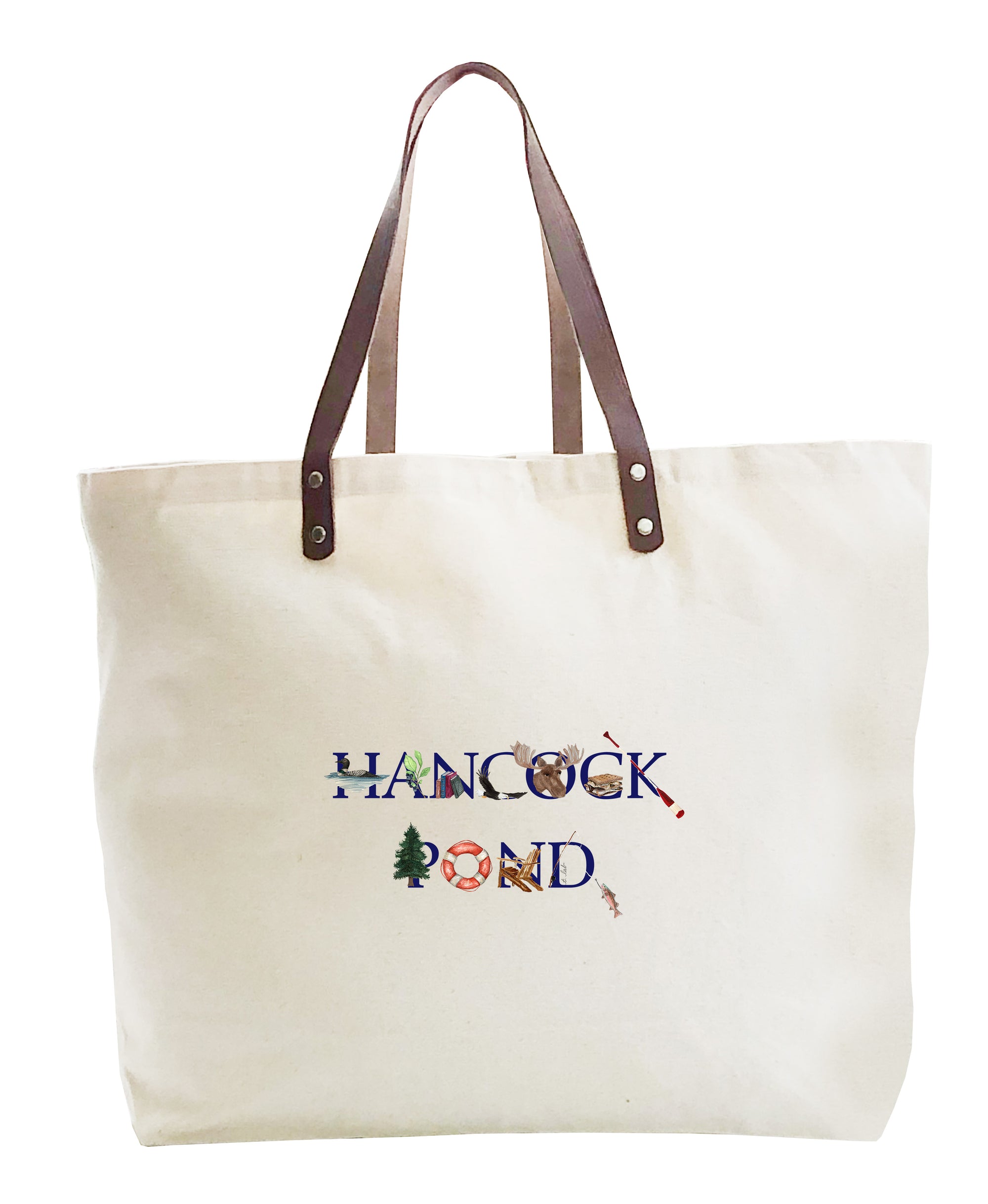 hancock pond large tote