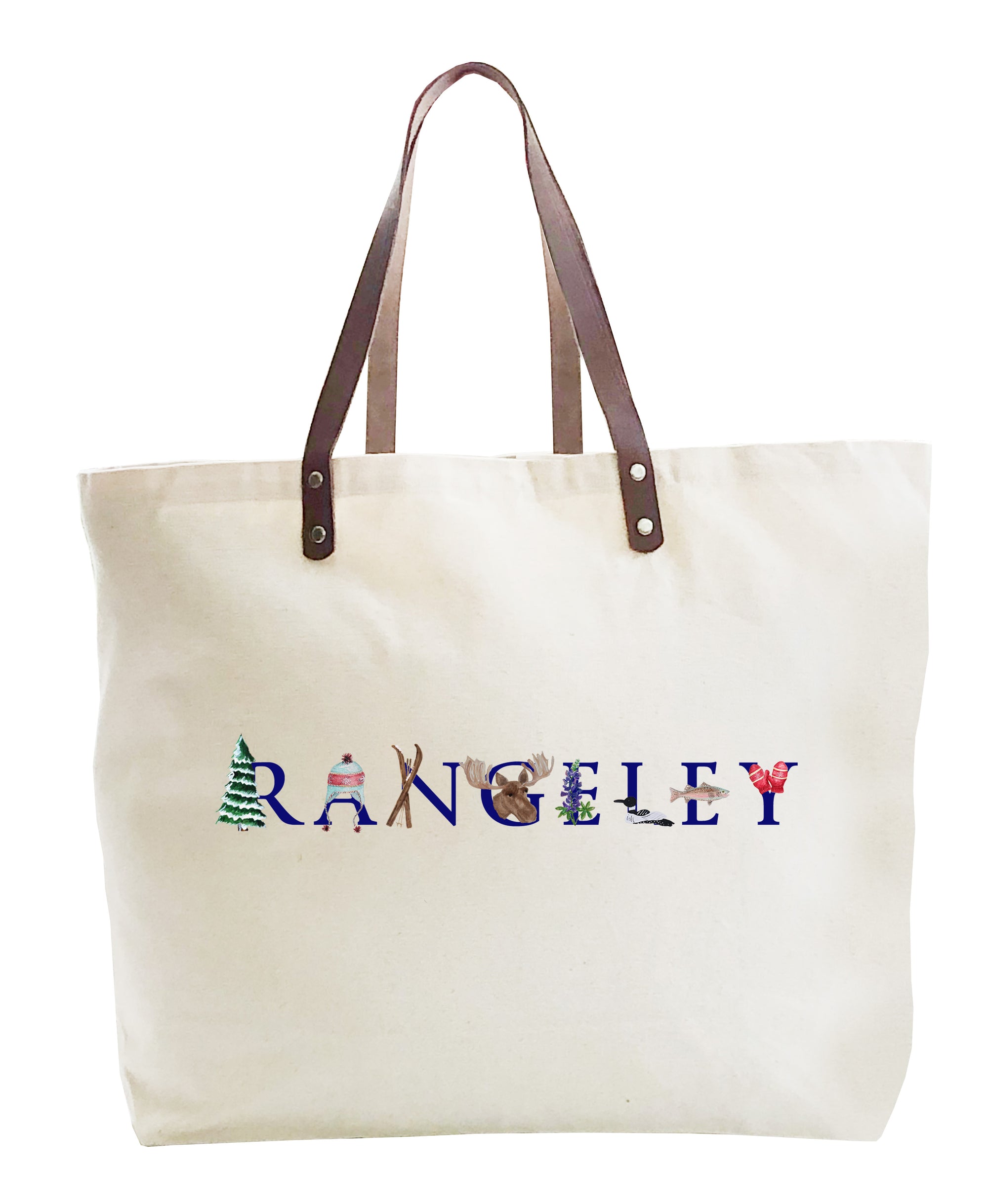 rangeley maine large tote