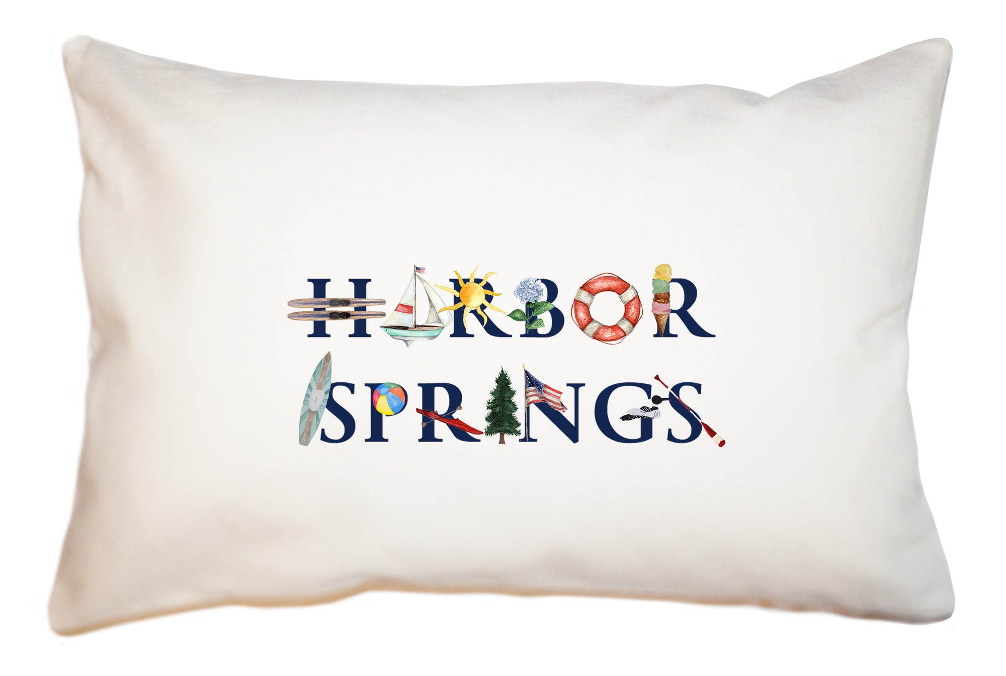 harbor springs large rectangle pillow