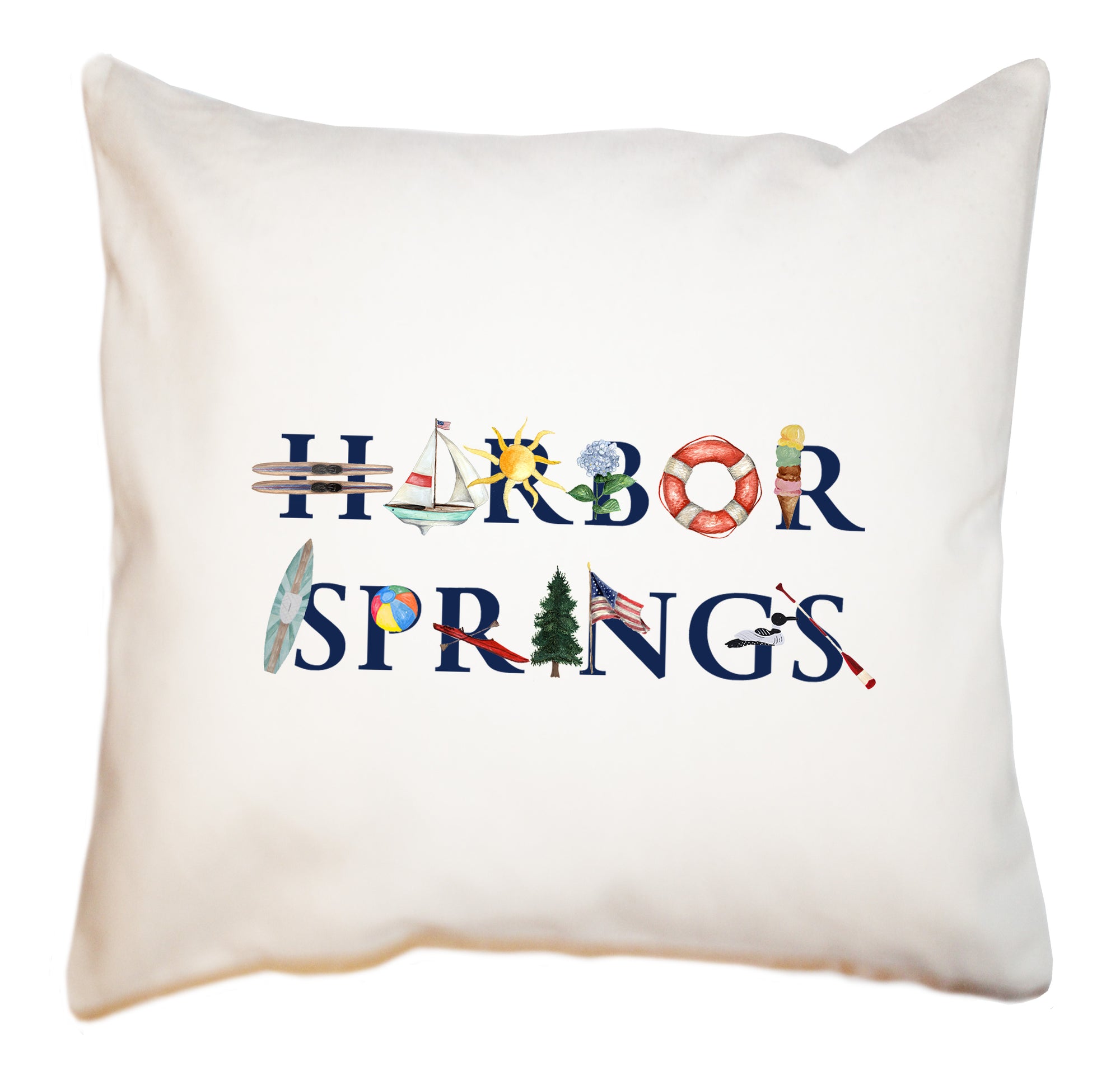 harbor springs square pillow