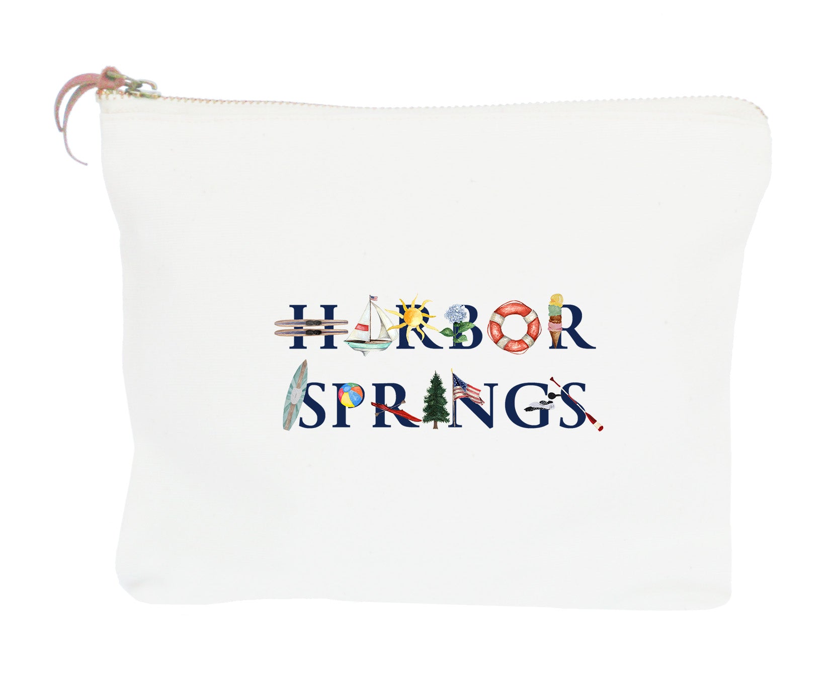 harbor springs zipper pouch