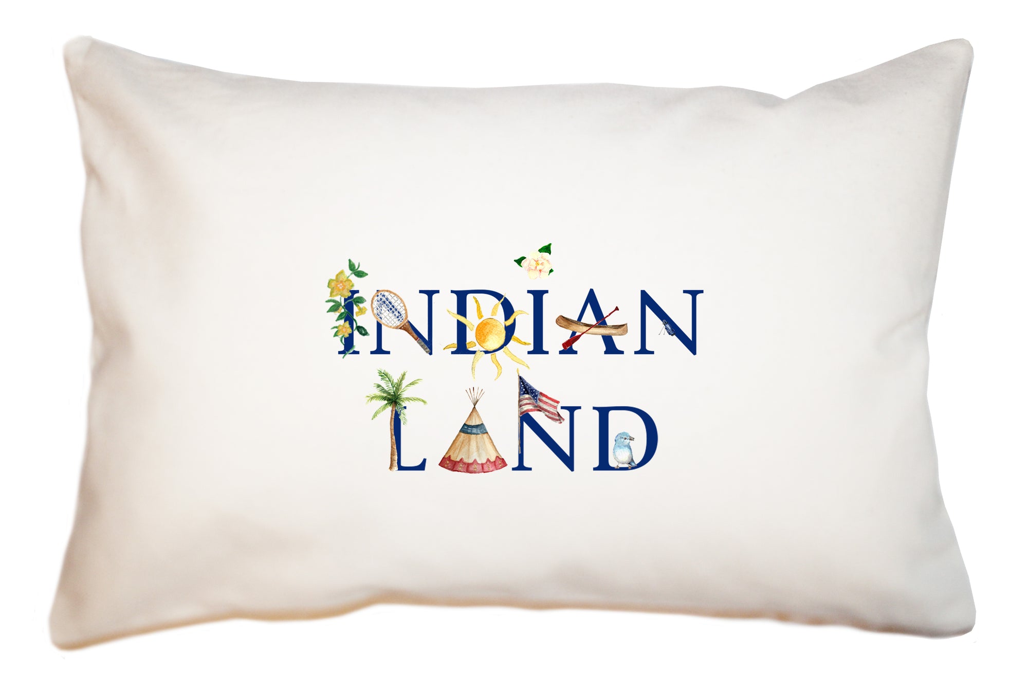 indian land large rectangle pillow