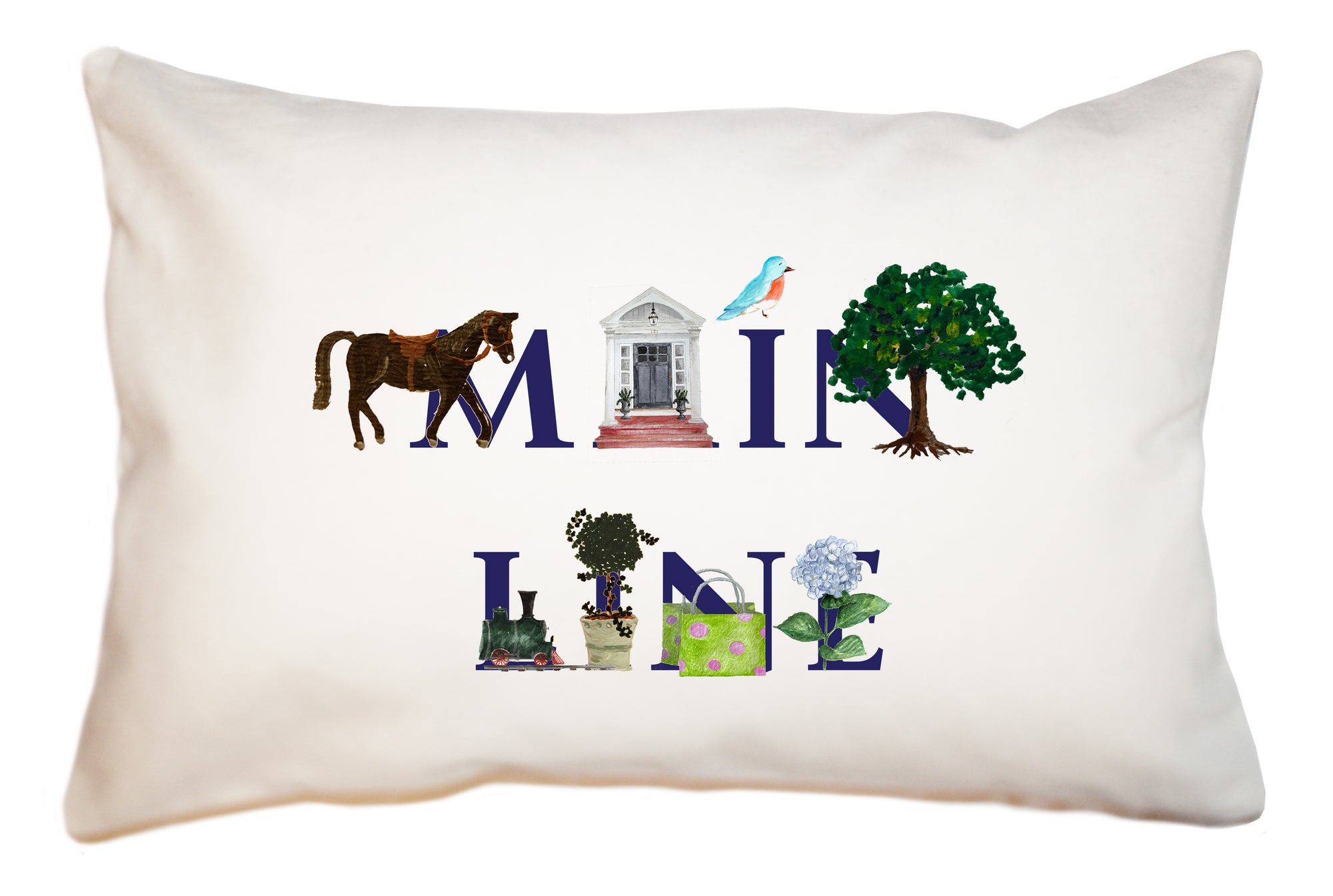 main line large rectangle pillow