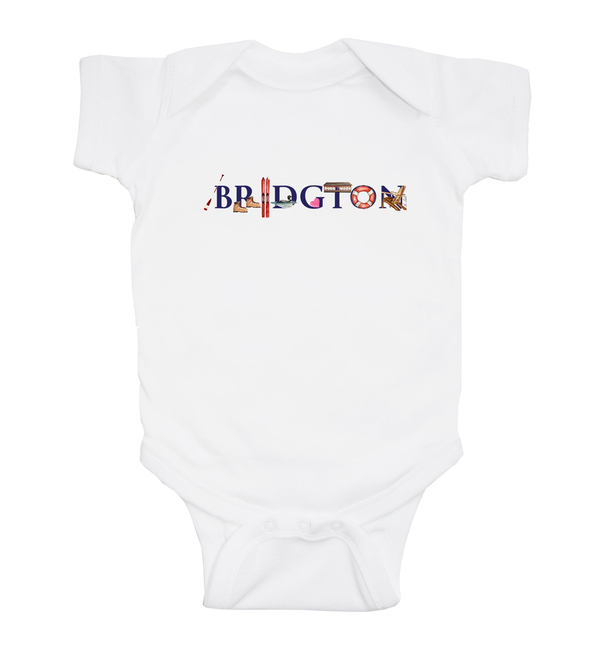 bridgton baby snap up short sleeve