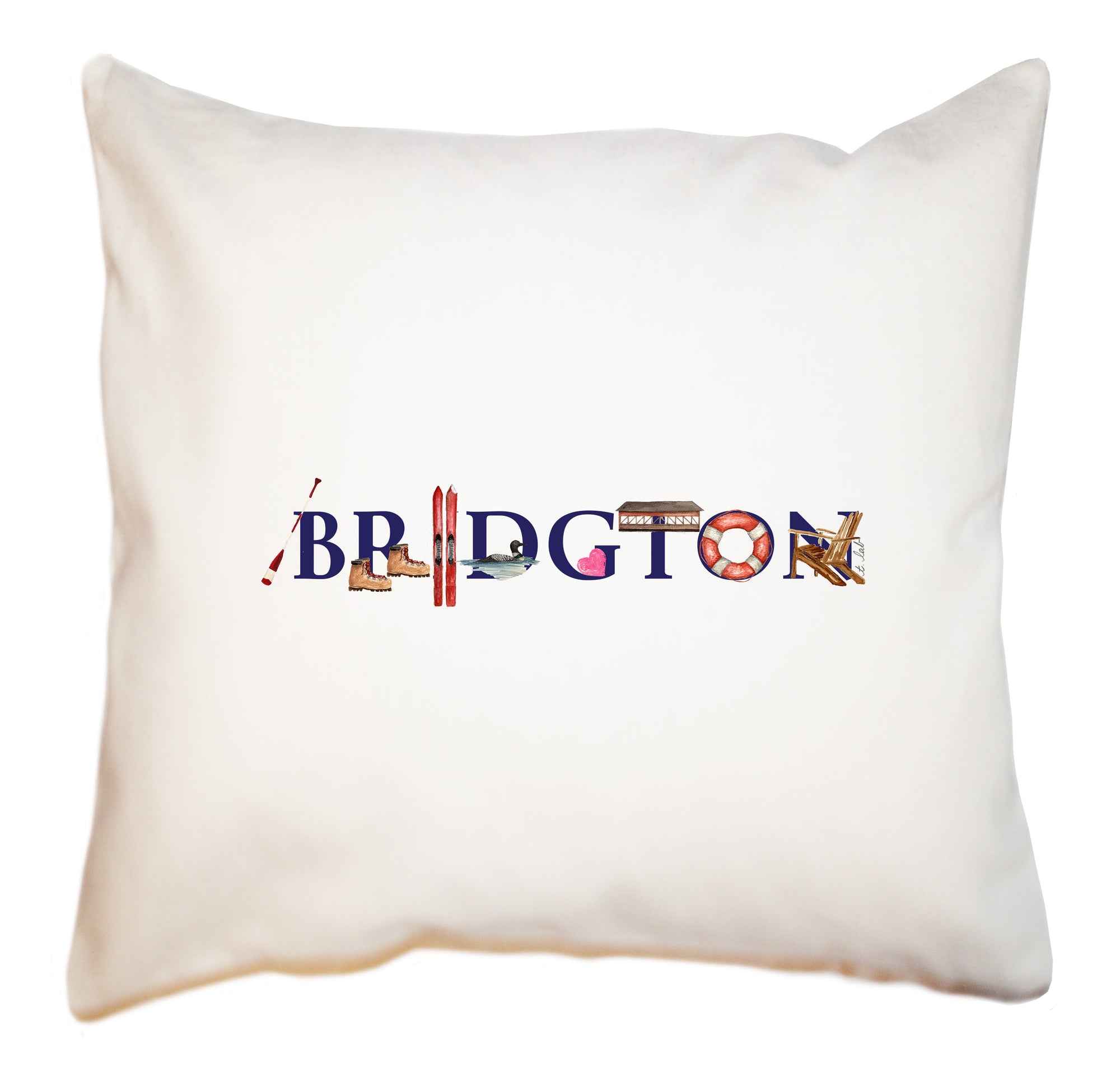 bridgton square pillow