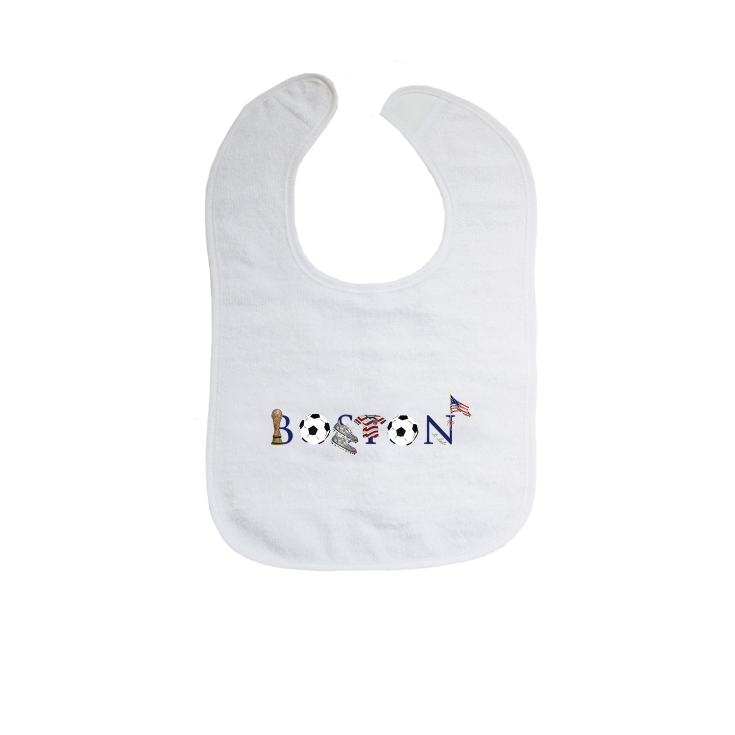 boston for world cup soccer bib