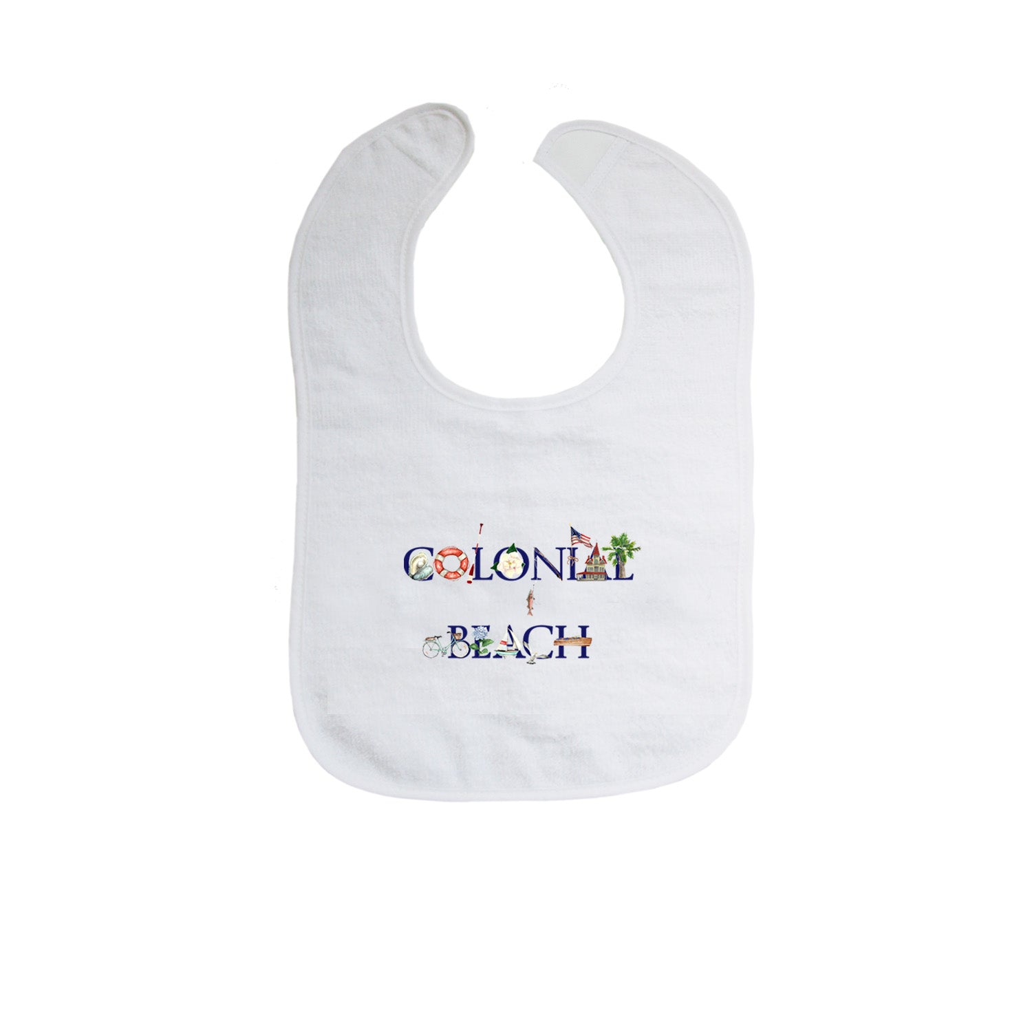 colonial beach bib