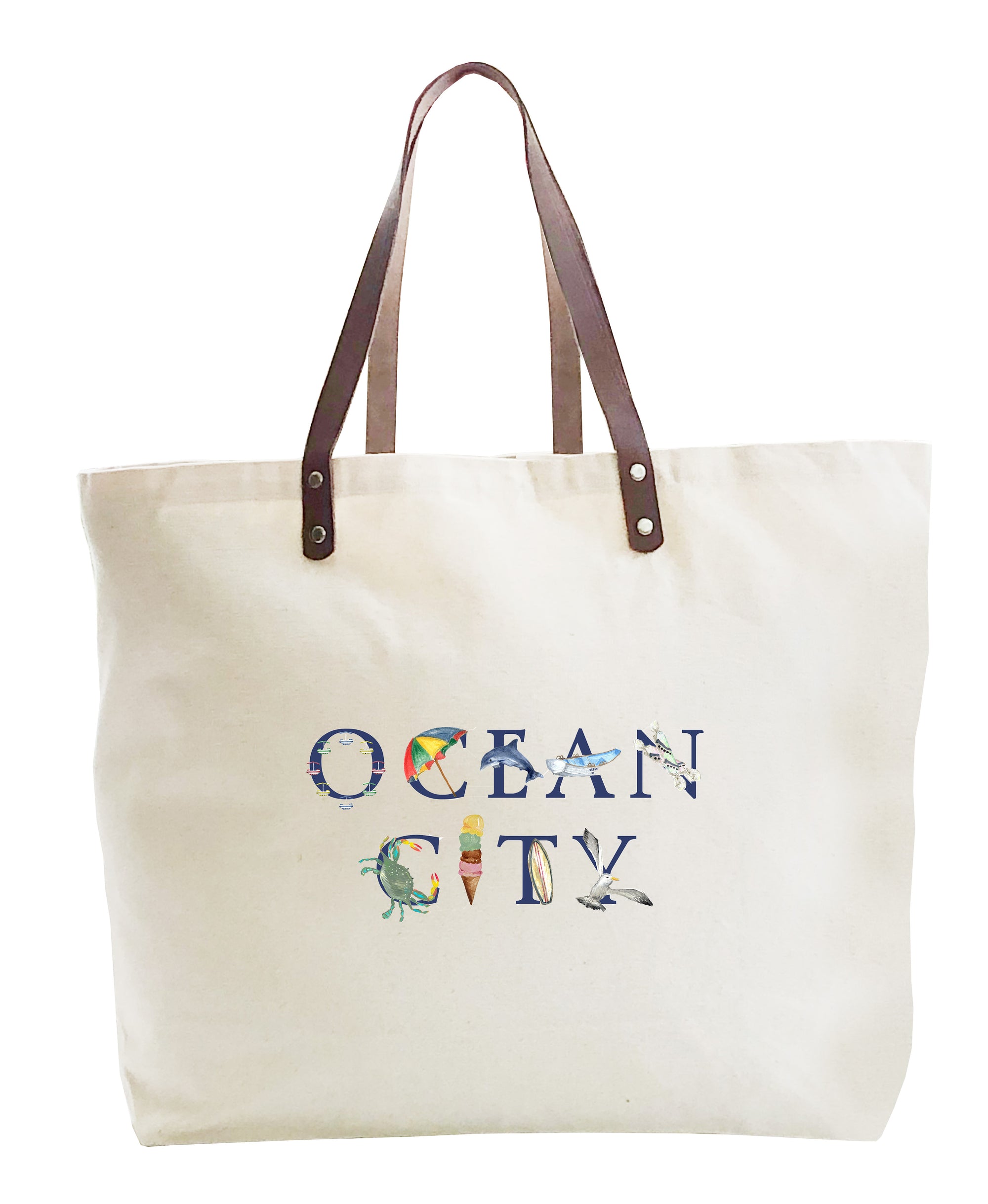 ocean city large tote