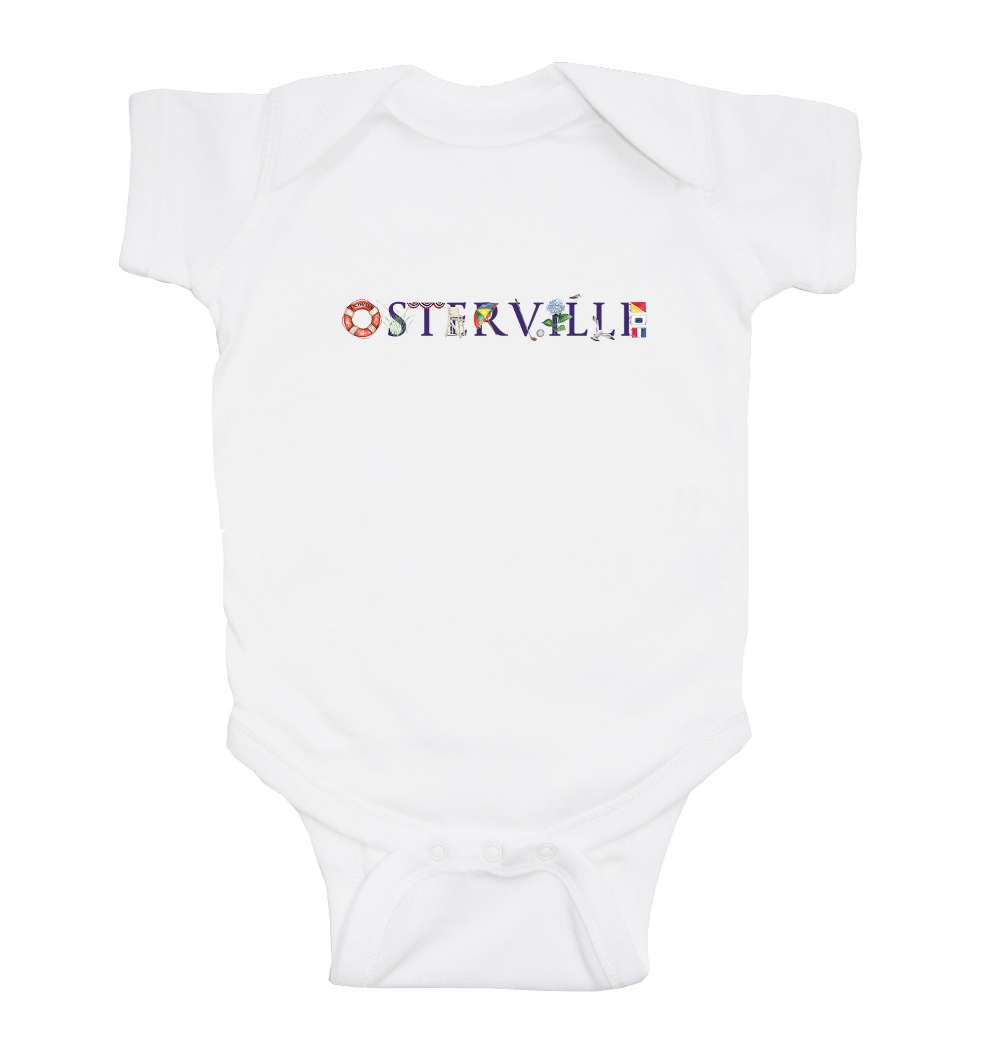 osterville baby snap up short sleeve