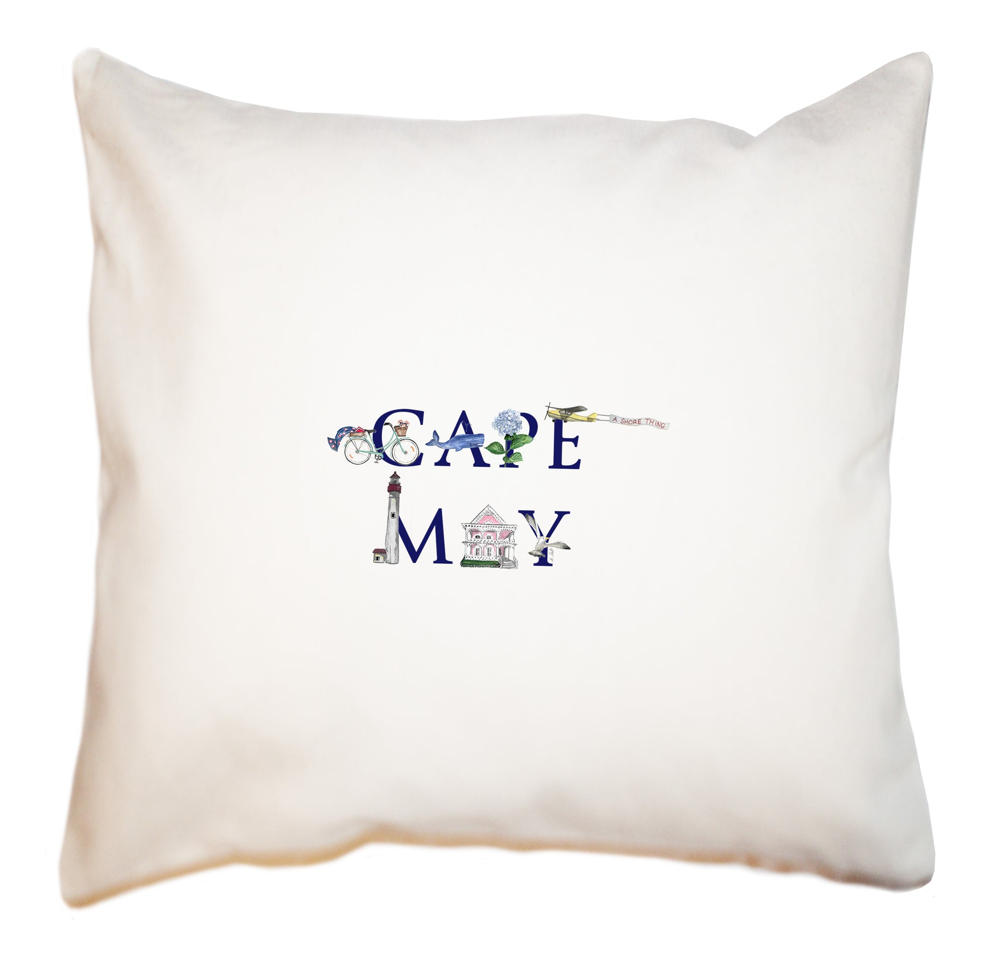 cape may square pillow