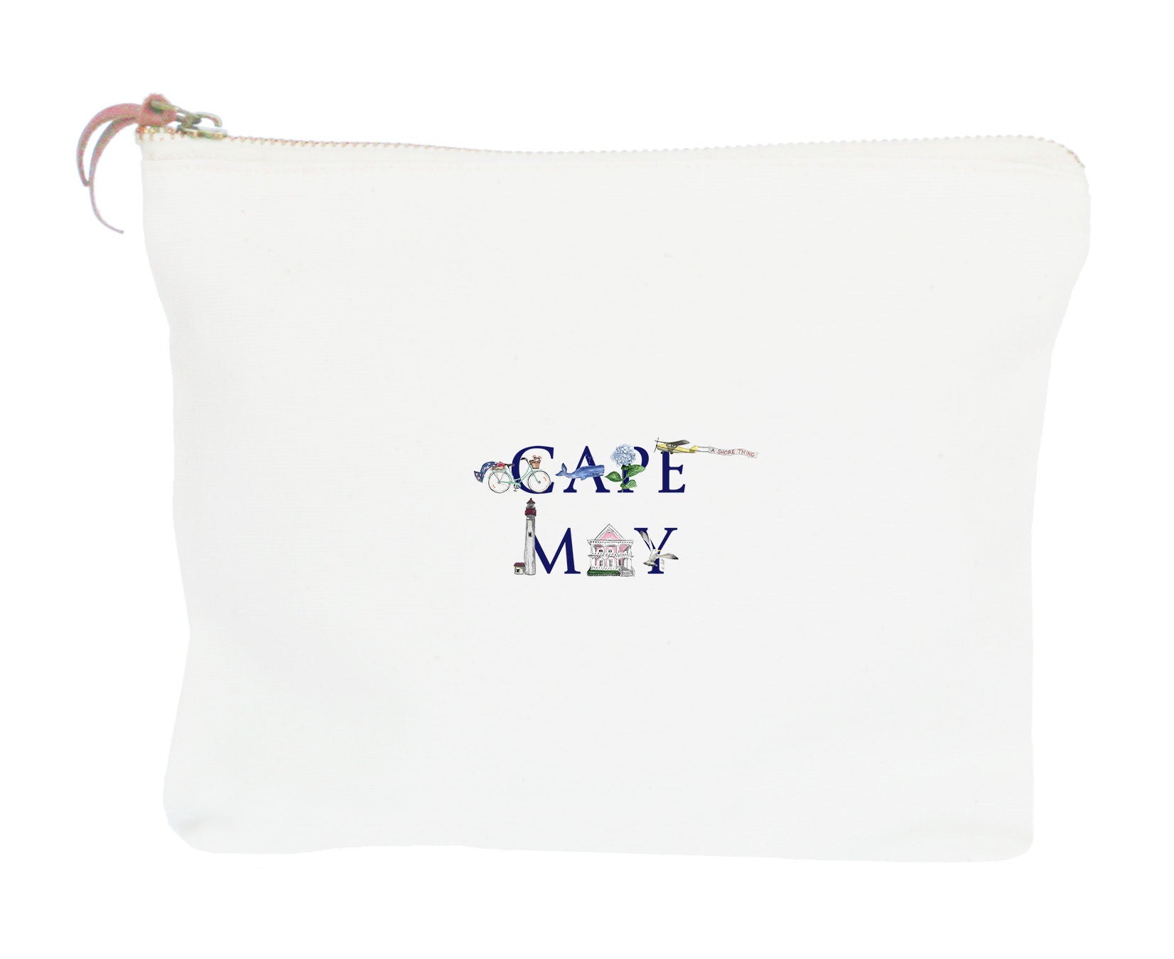 cape may zipper pouch