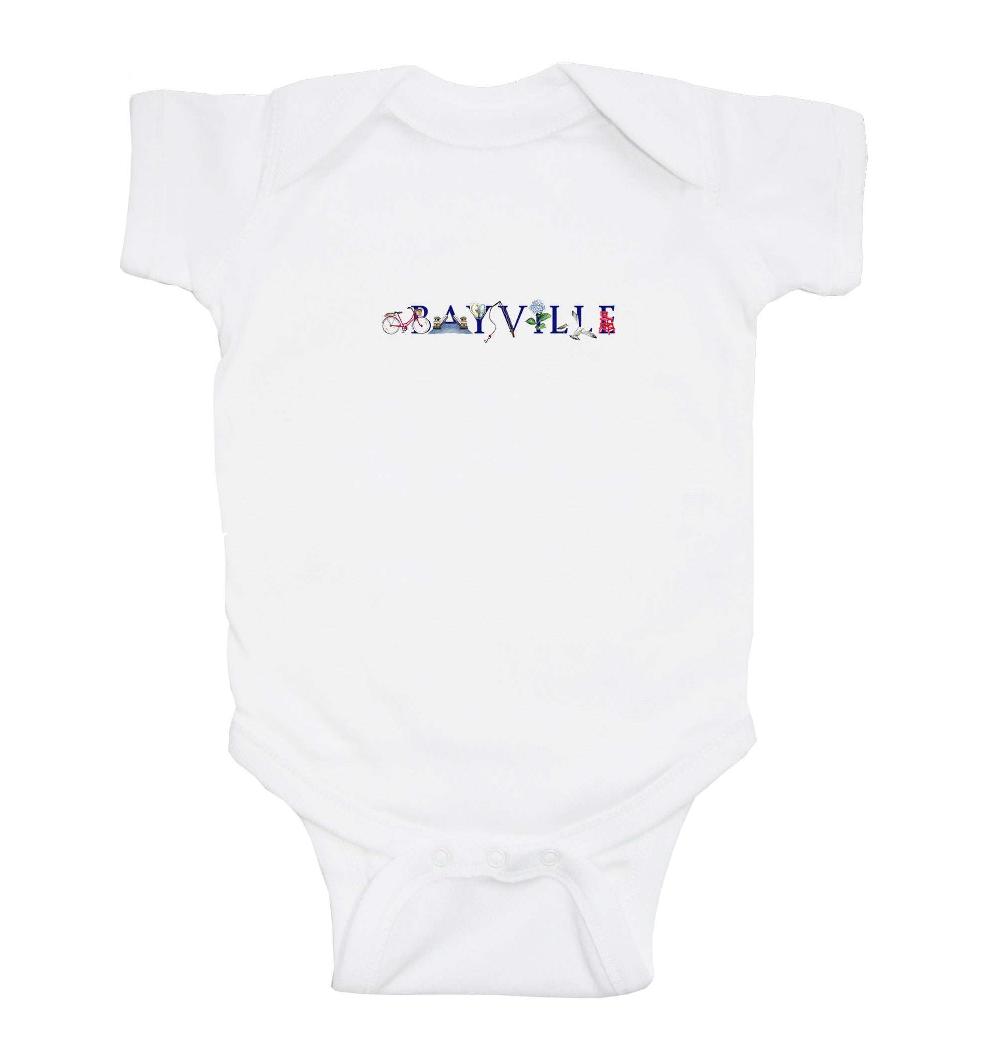 bayville baby snap up short sleeve