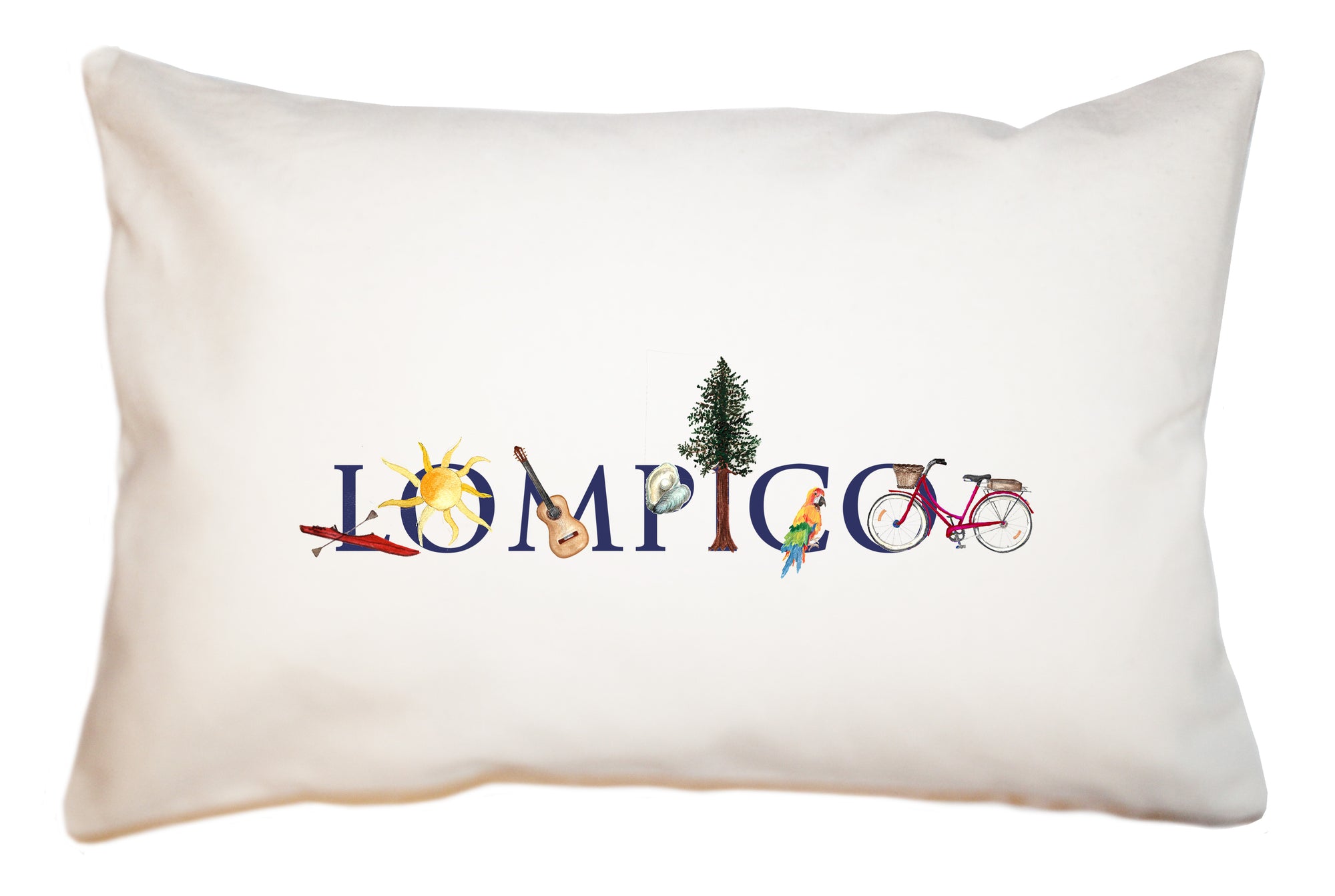 lompico large rectangle pillow