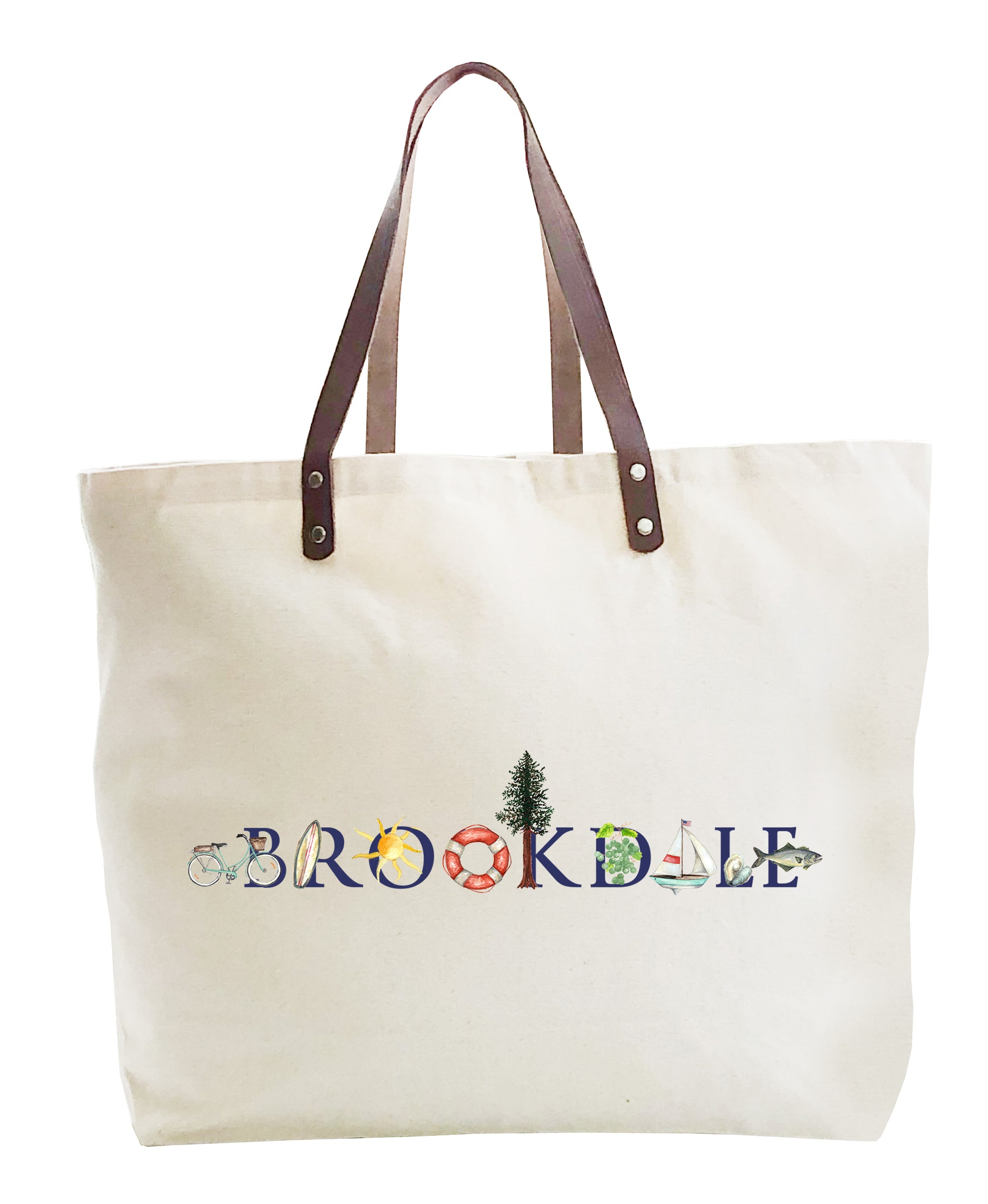 brookdale, ca large tote