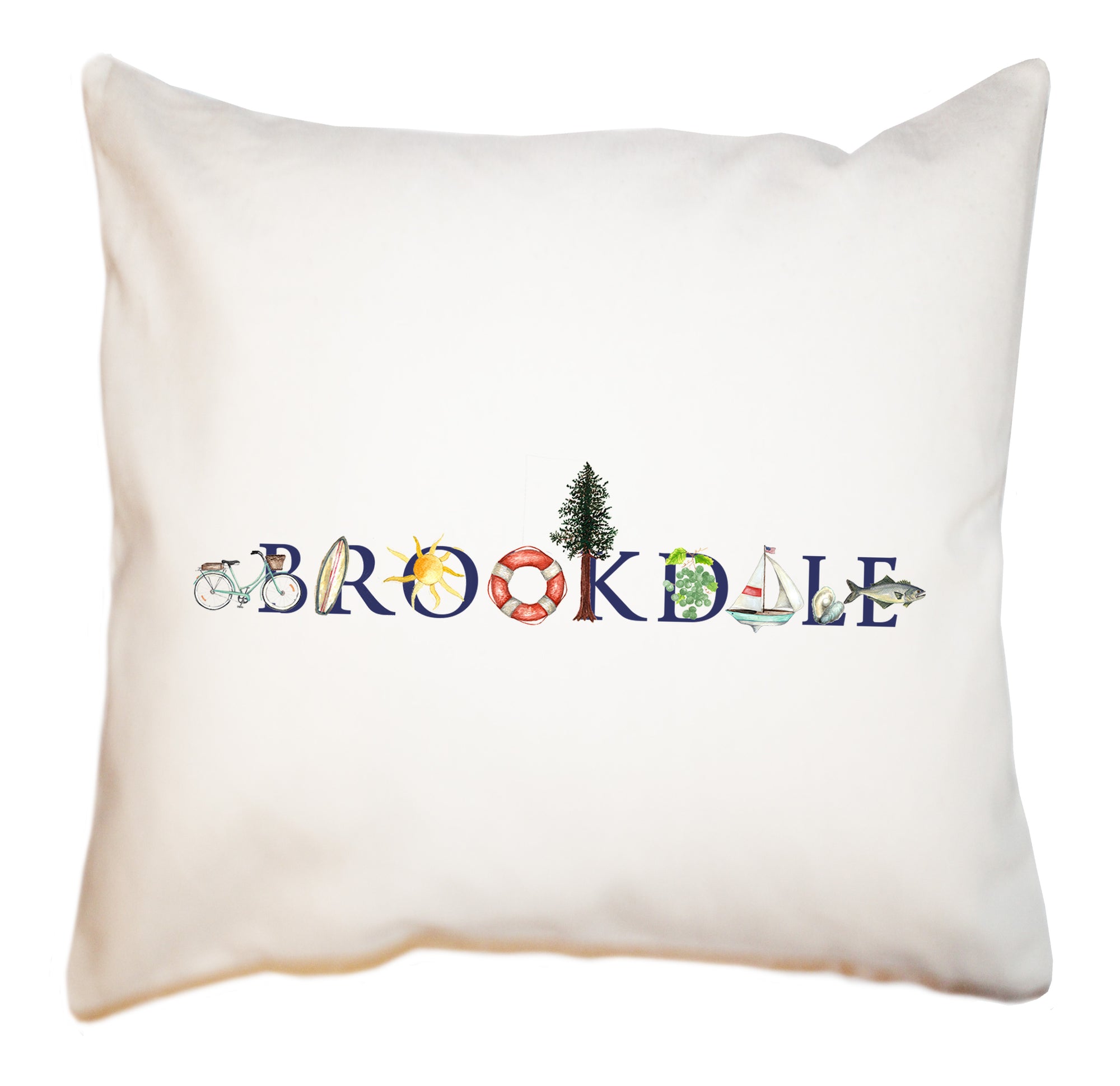 brookdale ca square pillow