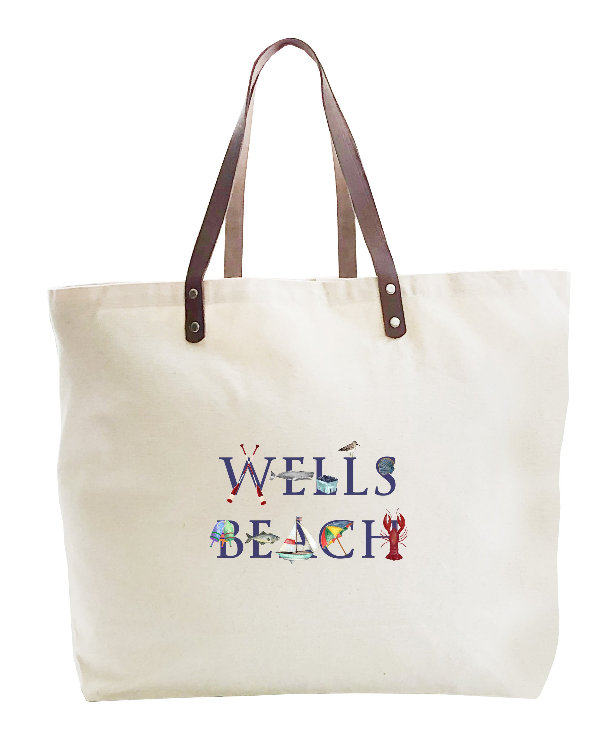 wells beach large tote