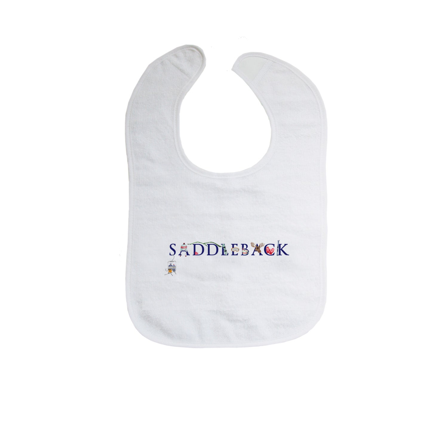 saddleback bib
