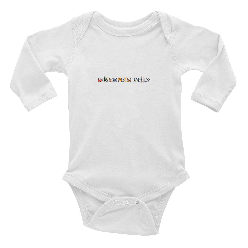 wisconsin dells baby snap up long sleeve