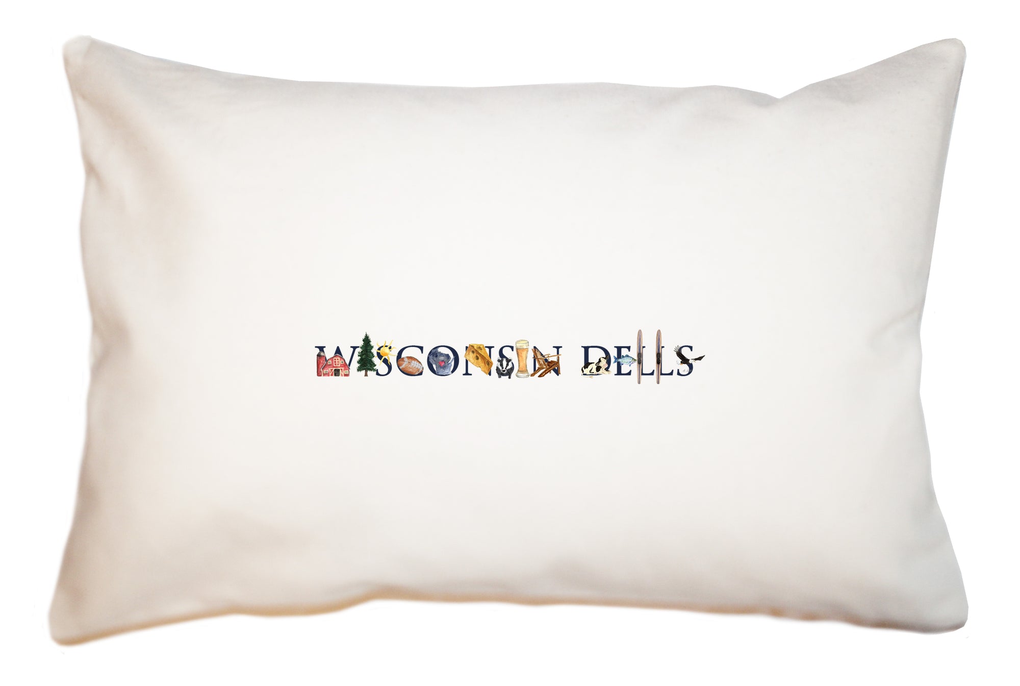 wisconsin dells large rectangle pillow