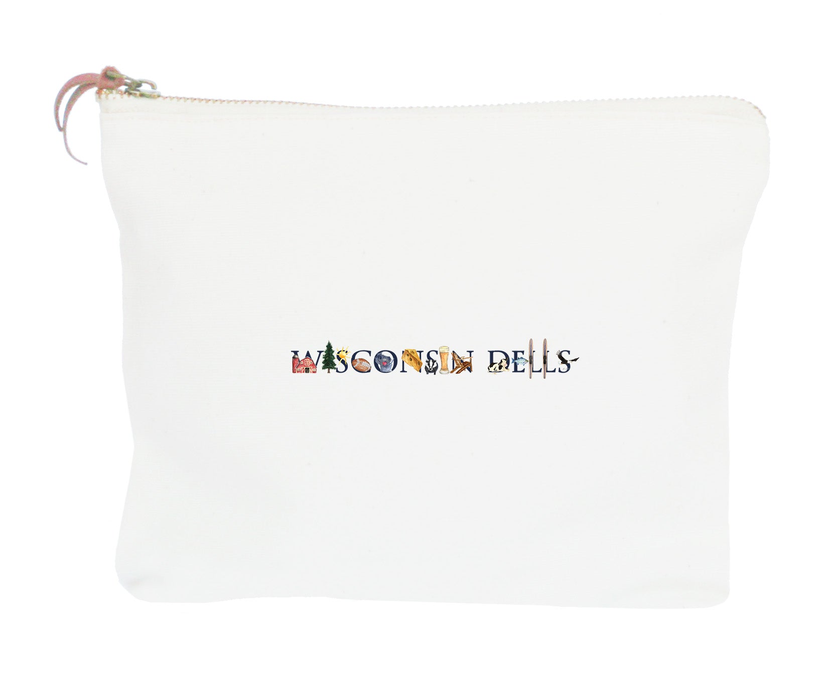 wisconsin dells zipper pouch