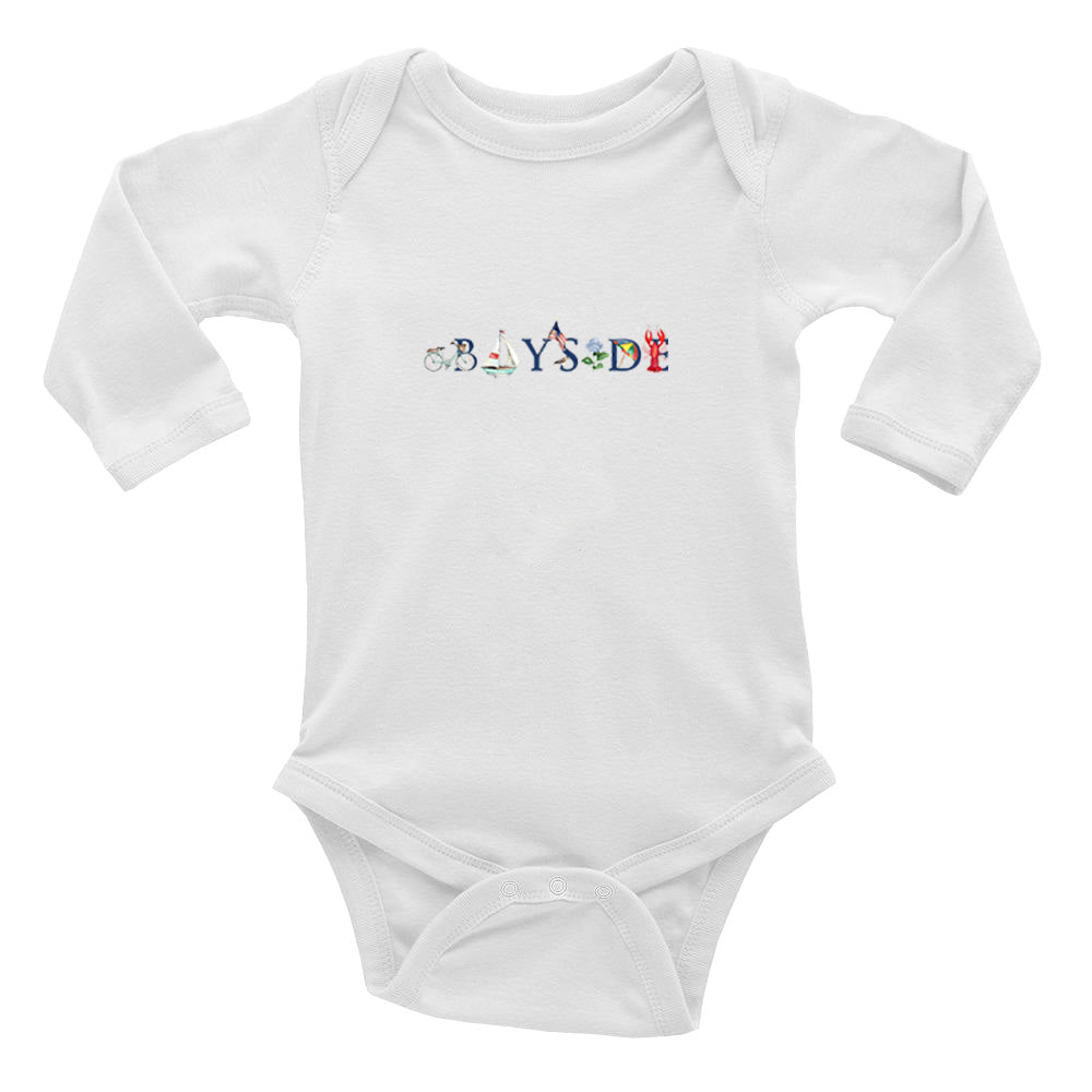 bayside baby snap up long sleeve