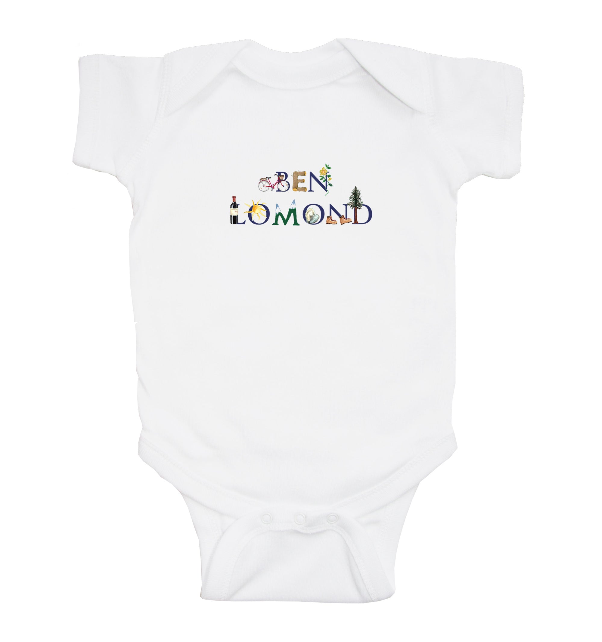 ben lomond baby snap up short sleeve