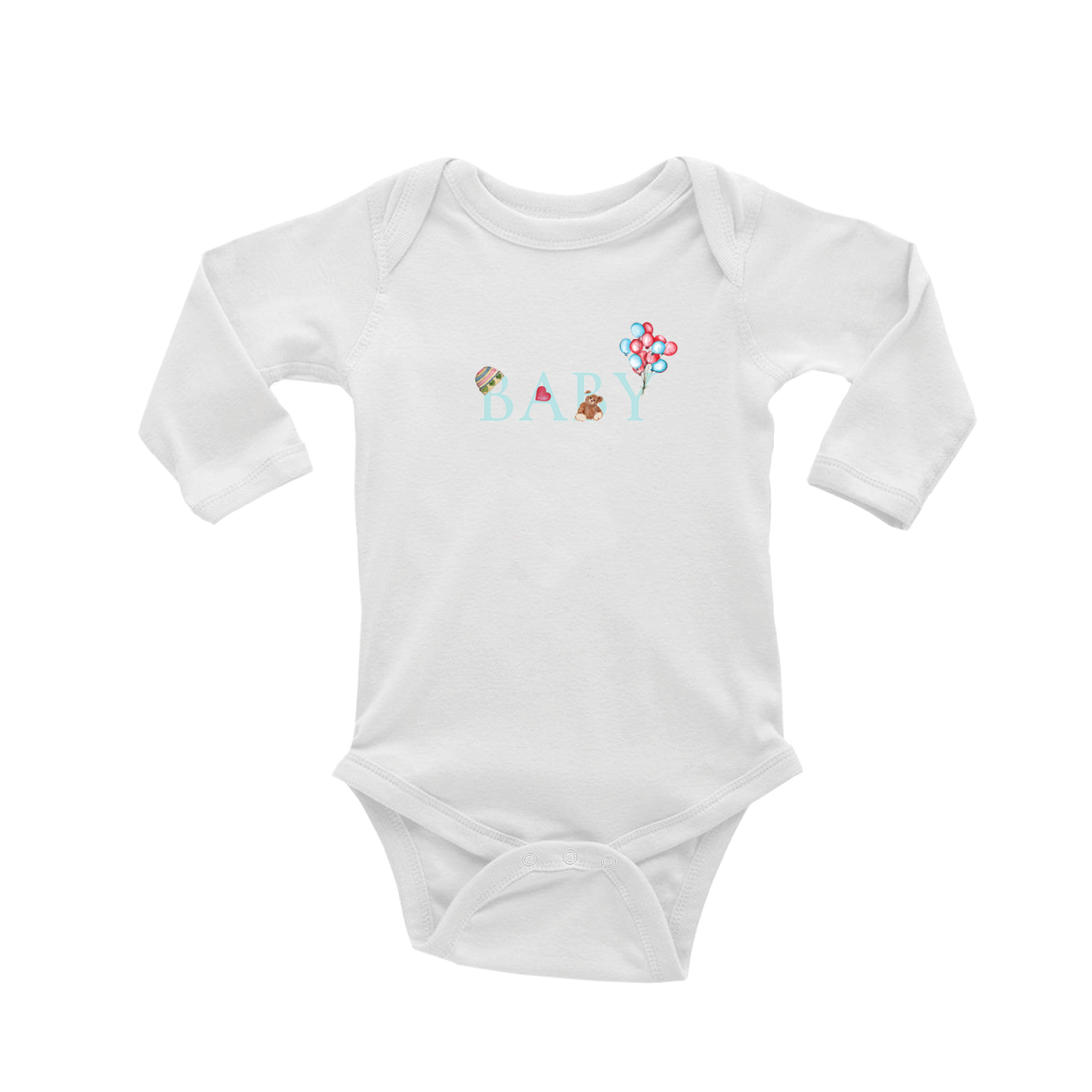 baby baby snap up long sleeve