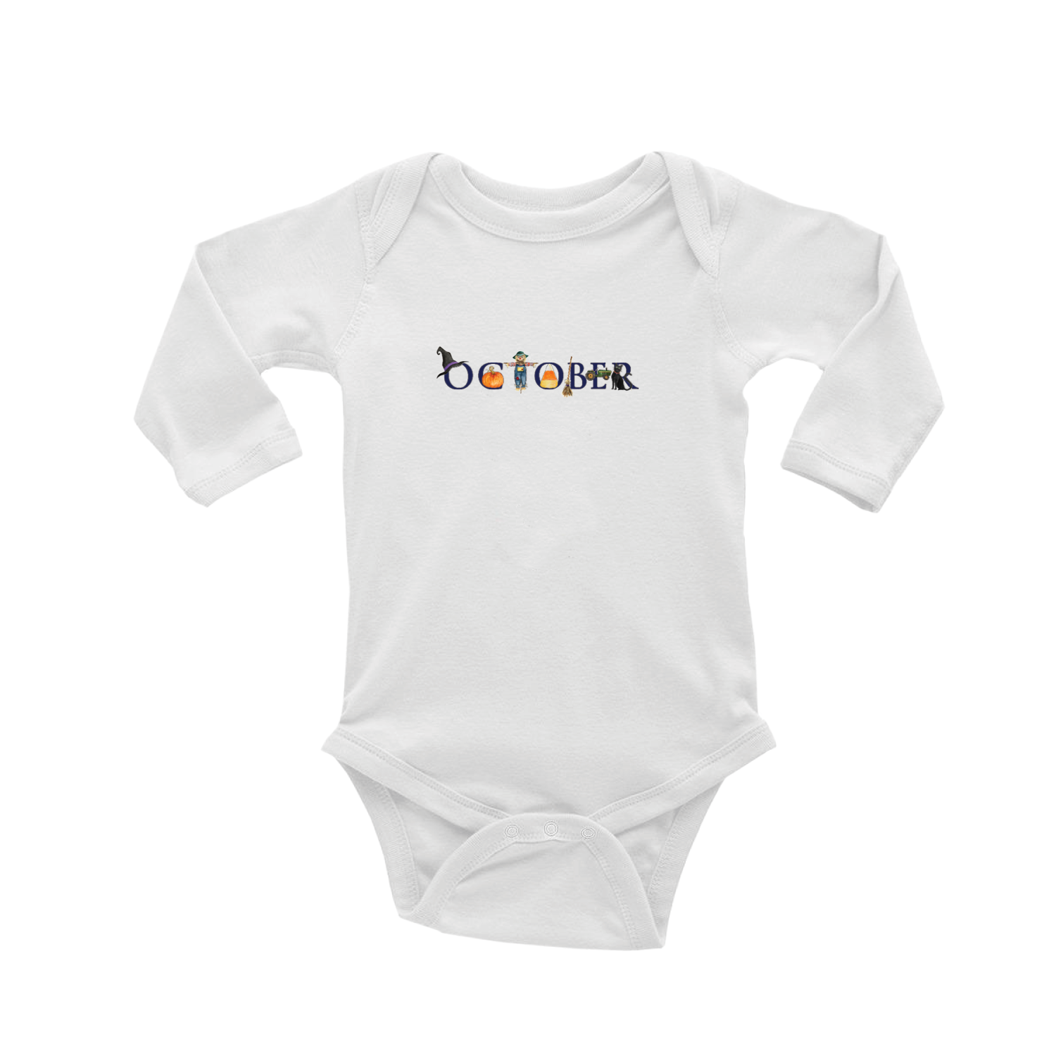 october baby snap up long sleeve